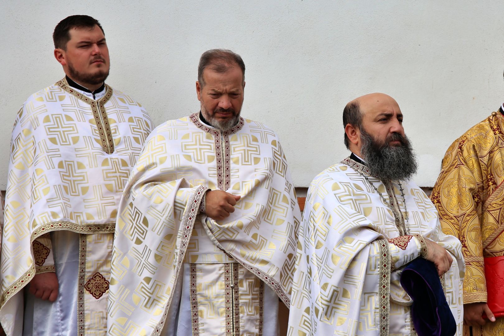 Slujbă de binecuvântare la Parohia Podoleni din județul Neamț