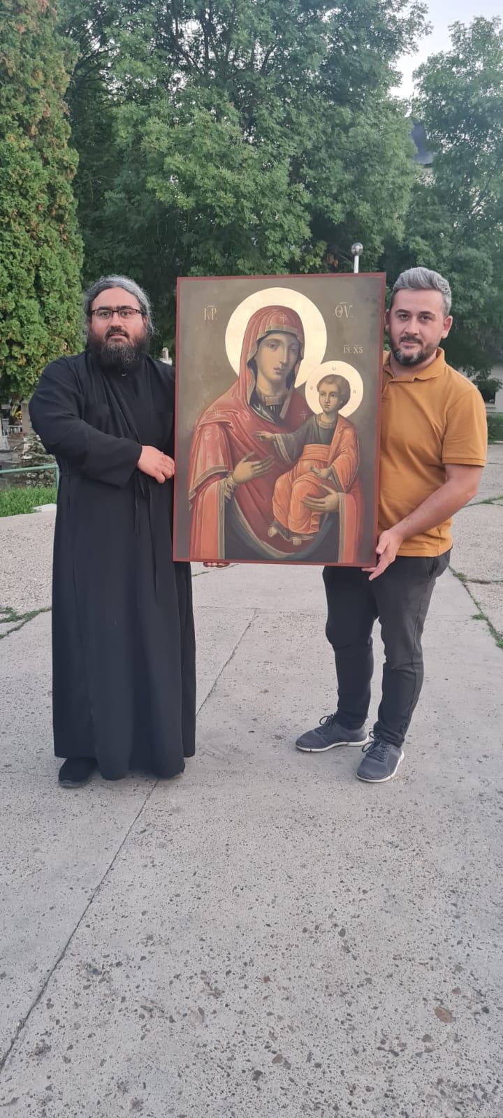 O copie a icoanei Maicii Domnului Prodromița a fost adusă la Schitul Pocrov