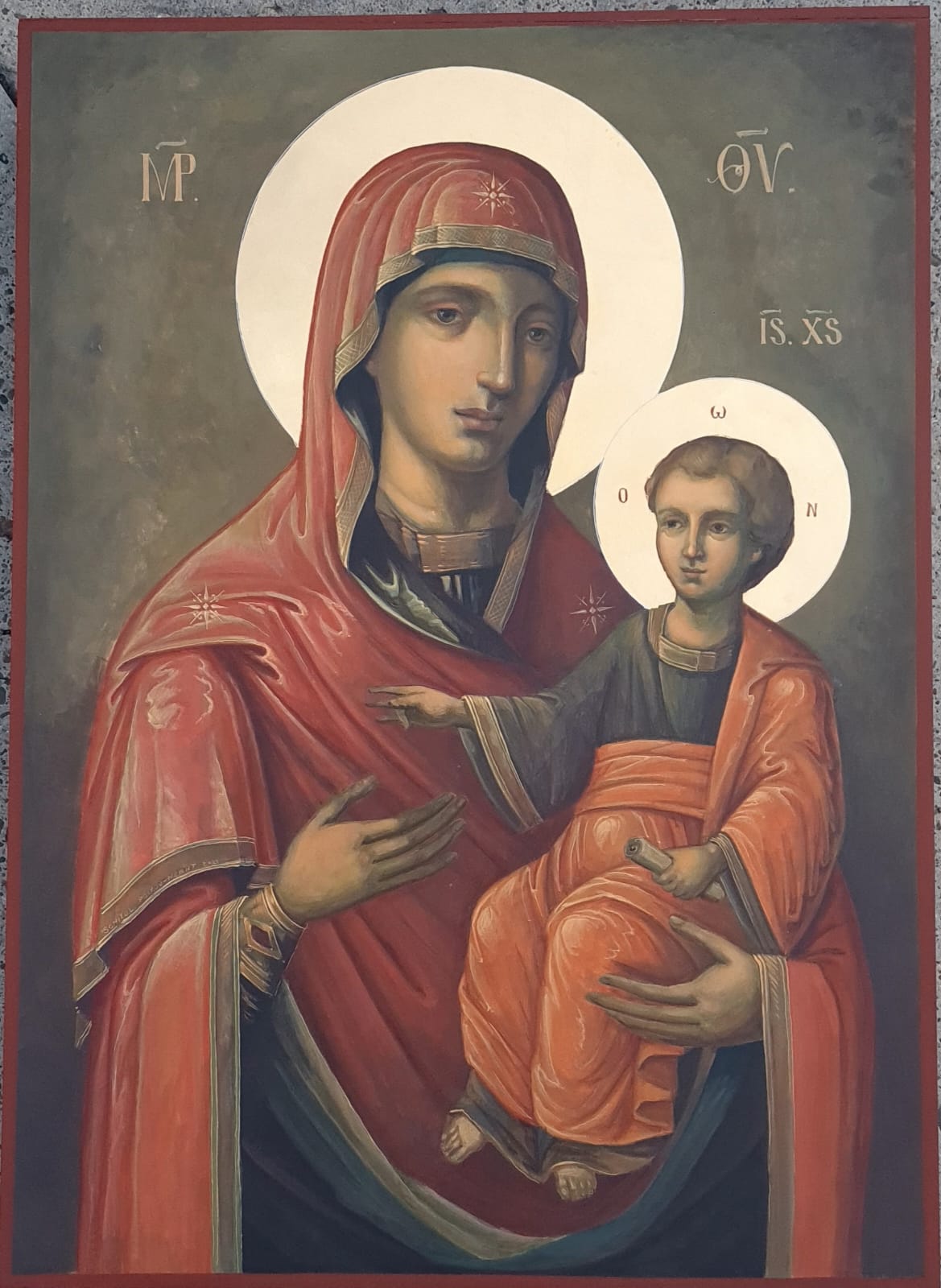 O copie a icoanei Maicii Domnului Prodromița a fost adusă la Schitul Pocrov