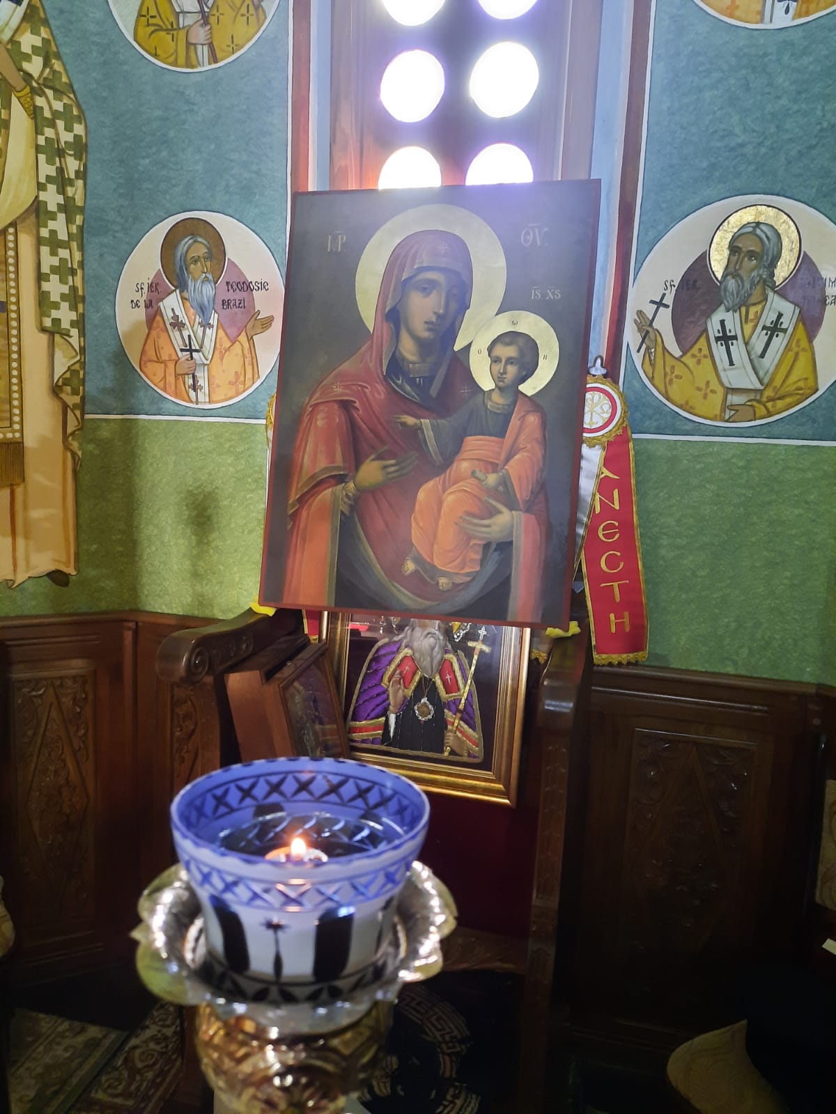 O copie a icoanei Maicii Domnului Prodromița a fost adusă la Schitul Pocrov