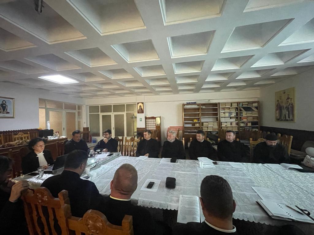 Ședință de lucru pentru întocmirea monografiei Protoieriei Bacău