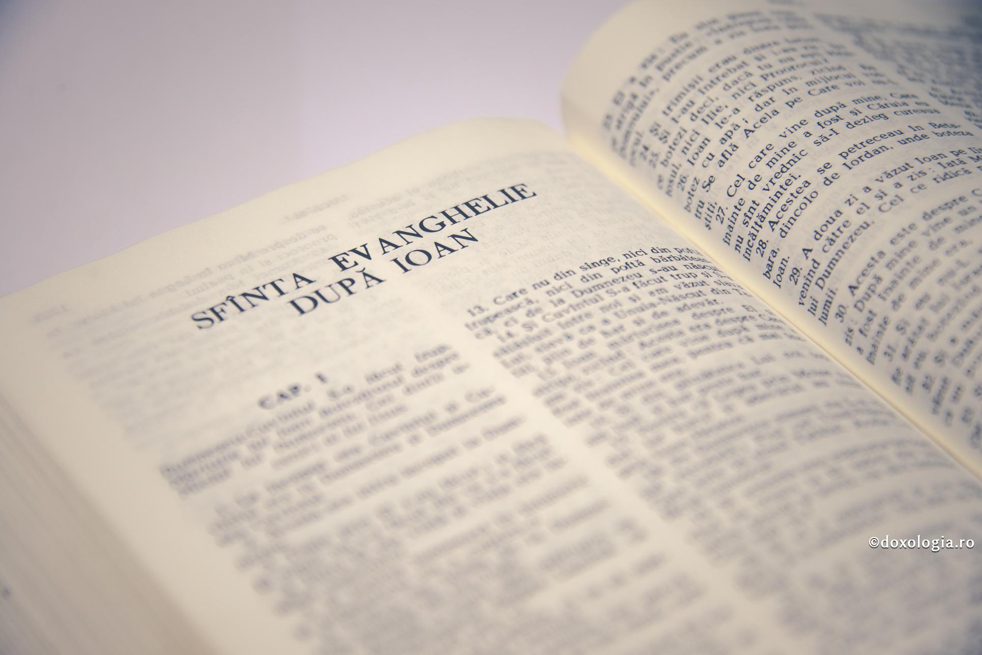 Omul, citind Scripturile, Îl cunoaște pe Dumnezeu