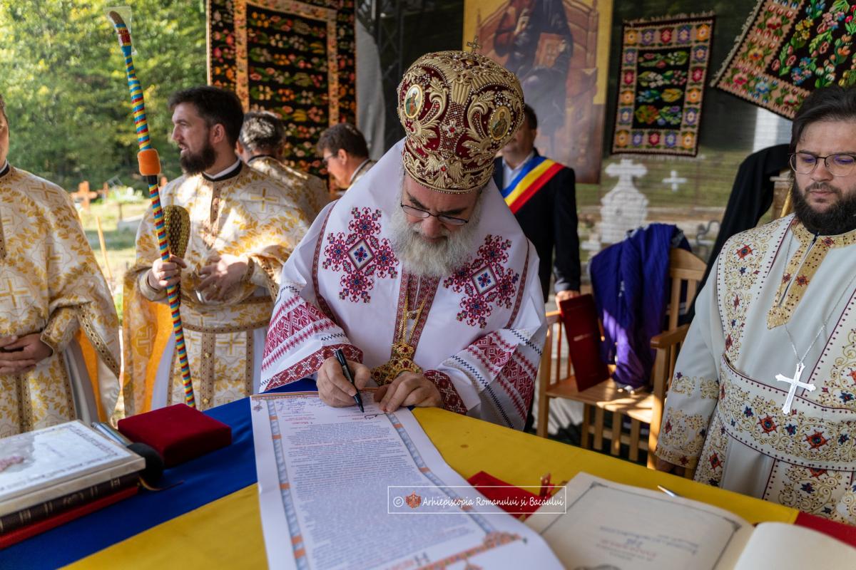 Sfințire de biserică în filia Vâlcele a Parohiei Marvila