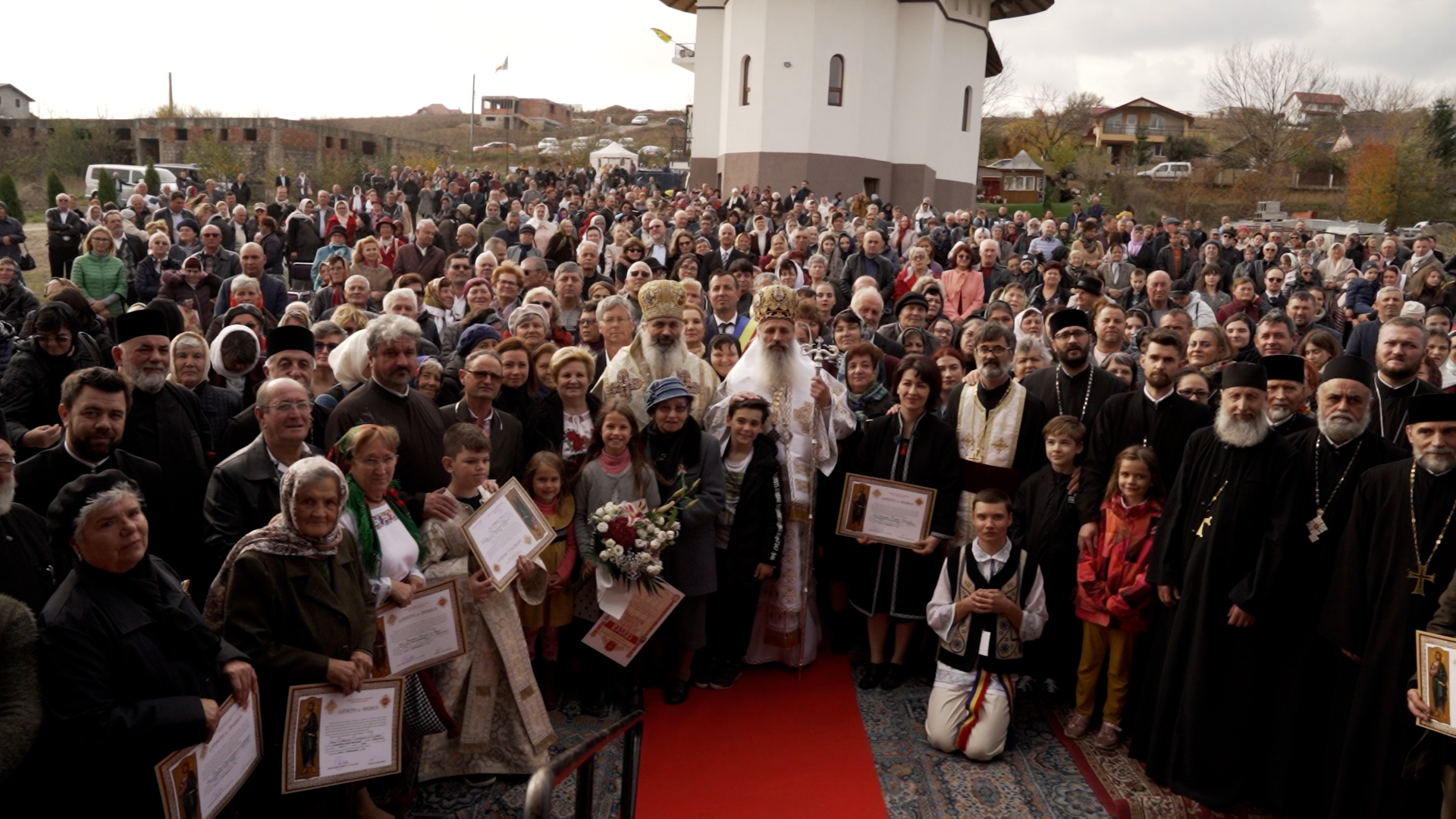 Sfințirea bisericii Parohiei Vânători din județul Iași