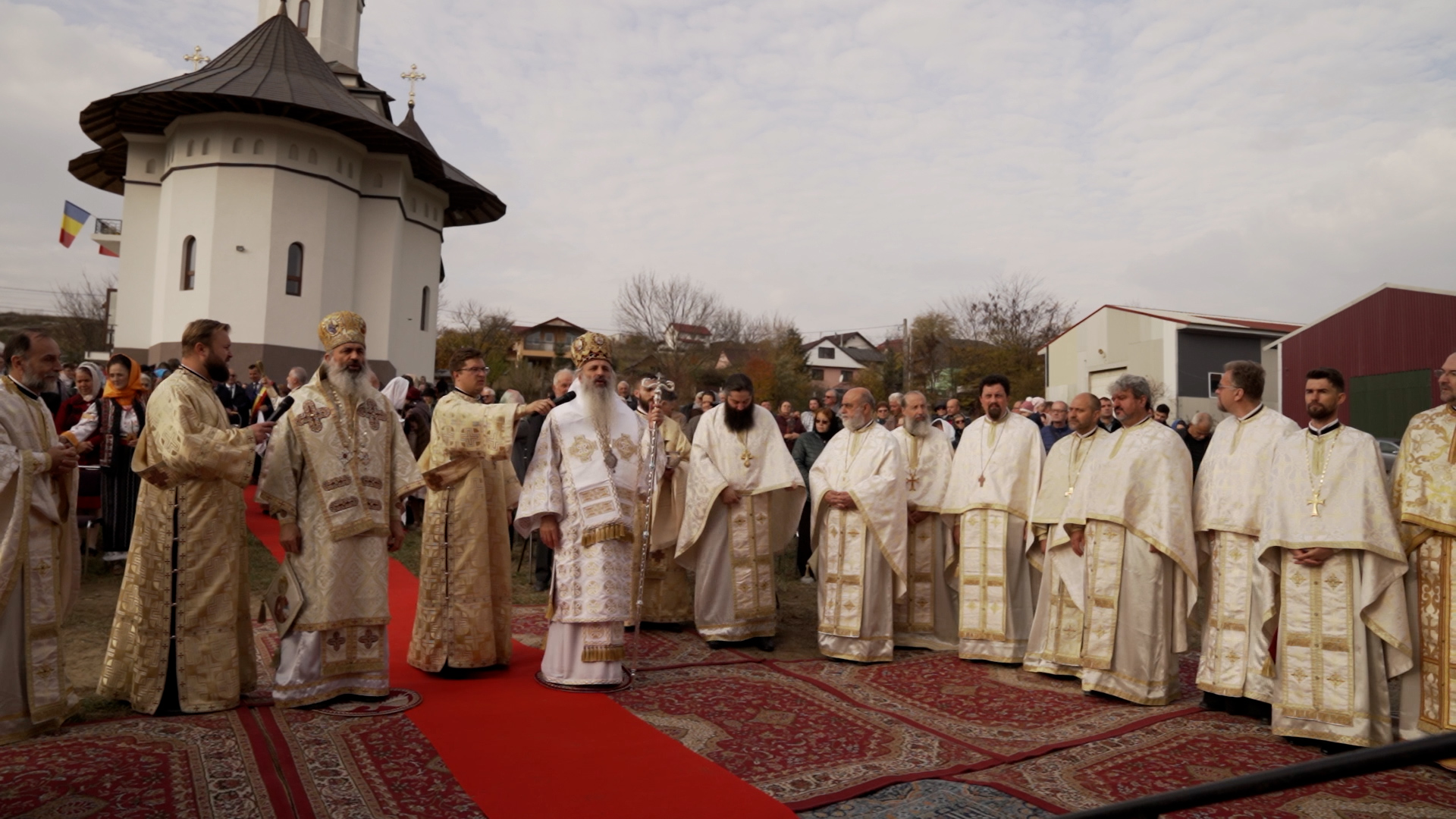 Sfințirea bisericii Parohiei Vânători din județul Iași
