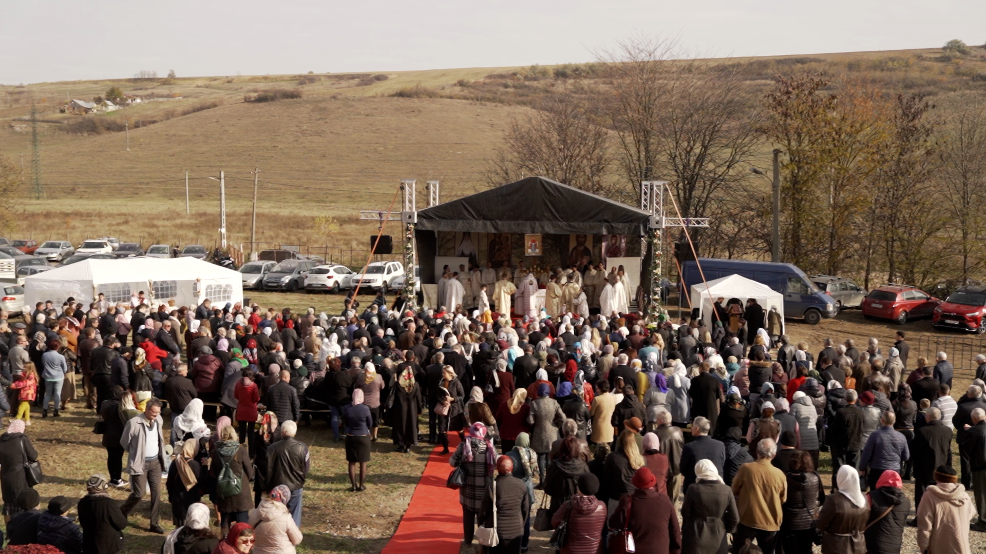 Sfințirea bisericii Parohiei Vânători din județul Iași