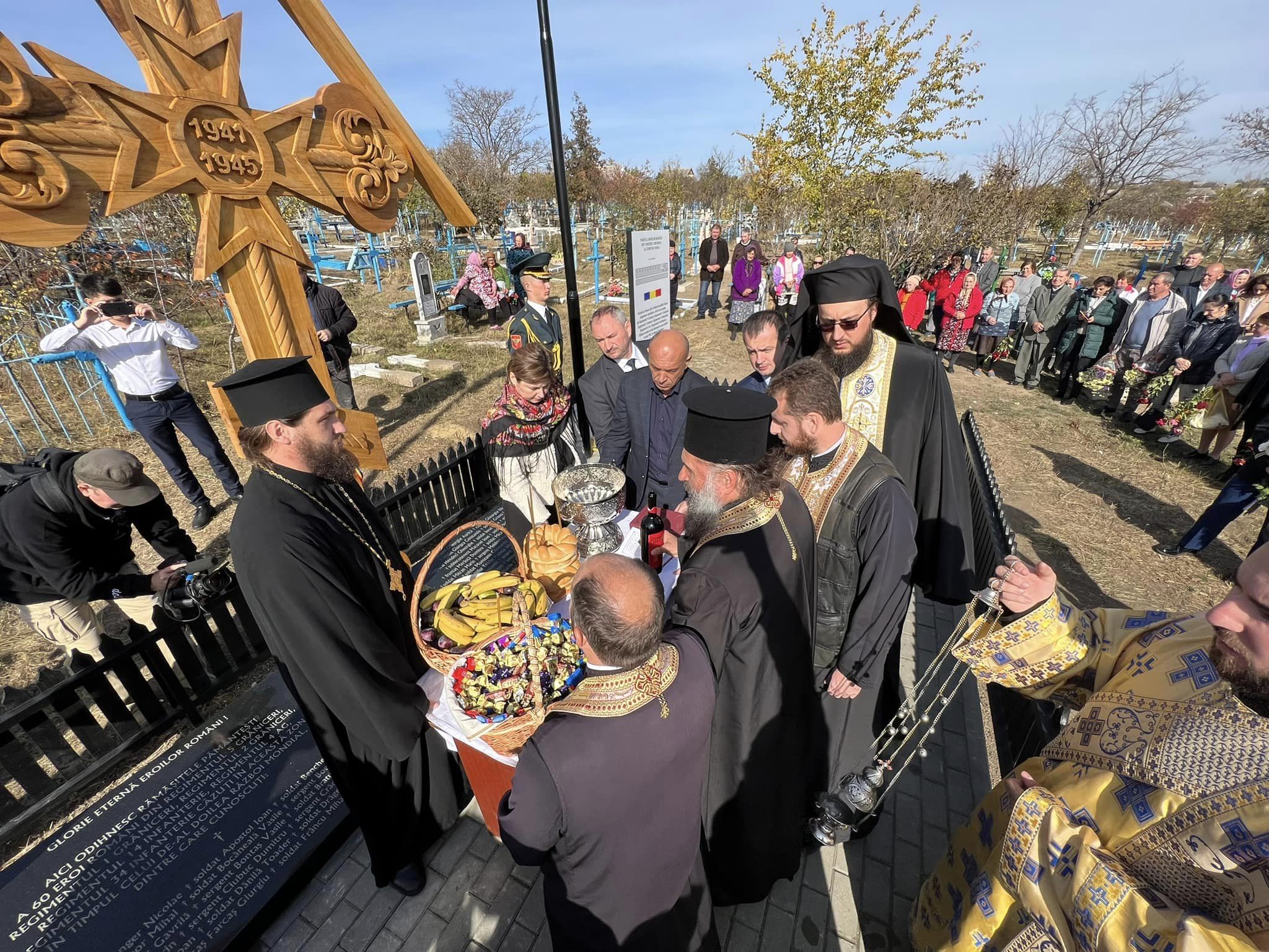 Parcela eroilor români din Tomai, sfinţită de către PS Veniamin