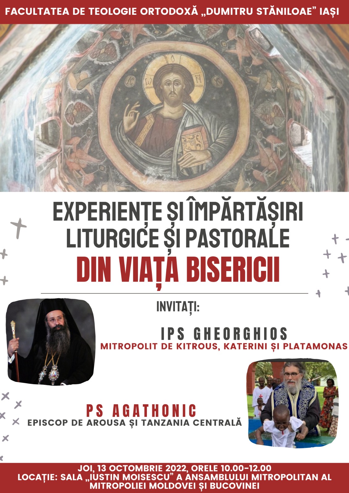 Conferința „Experiențe și împărtășiri liturgice și pastorale din viața Bisericii” la Facultatea de Teologie din Iași