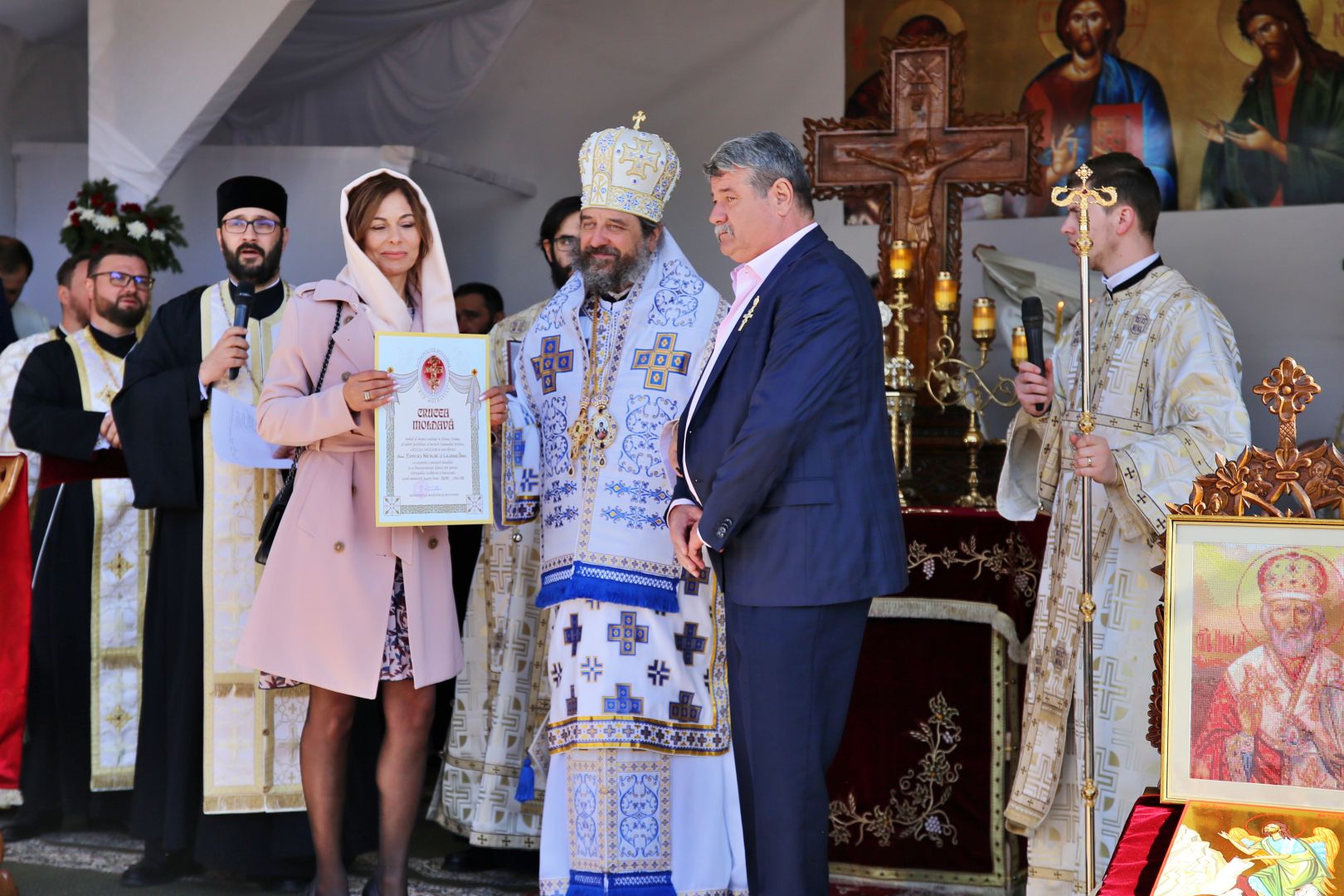 Biserica din Popricani a fost resfințită de PS Nichifor Botoșăneanul