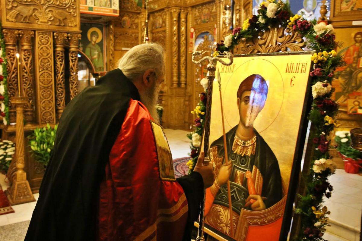 Foto: Flavius Popa (Video) Sfântul Mare Mucenic Dimitrie, hramul Mănăstirii Pângărați