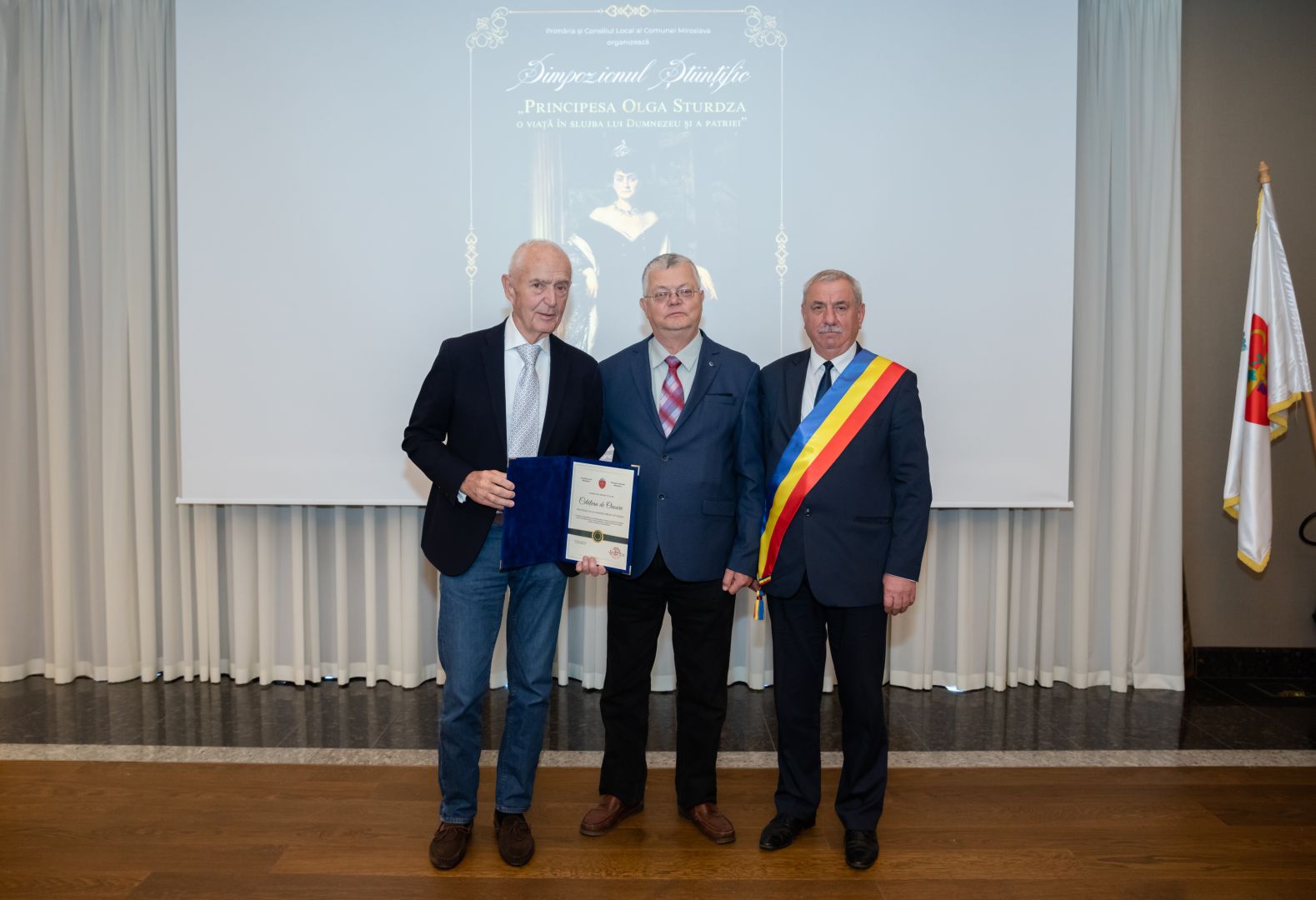 Prințesa Olga Sturdza a fost declarată, post-mortem, Cetățean de Onoare al Comunei Miroslava