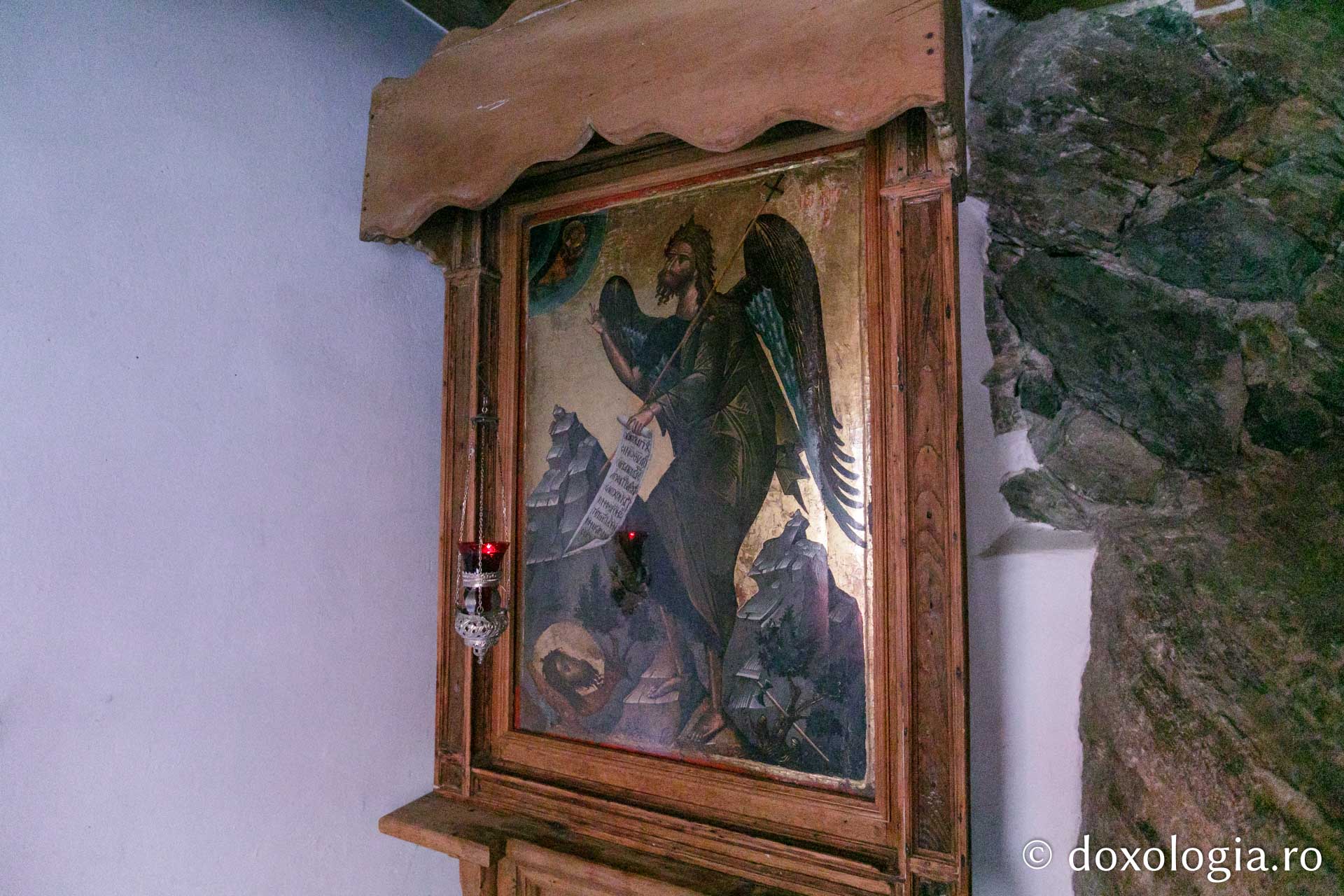 Sfântul Ioan Botezătorul și minunea stâlpului de foc