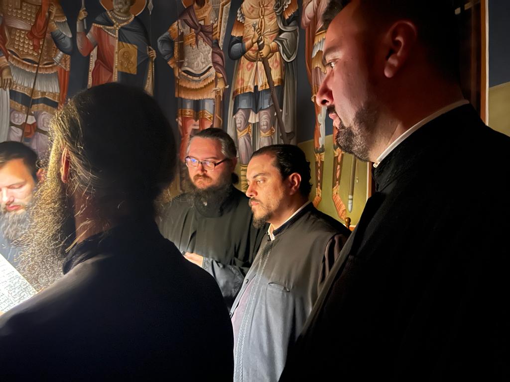 Corul preoțesc „Apostolii” a participat la sărbătoarea Sfântului Mina de la Mănăstirea Sângeap-Basaraba