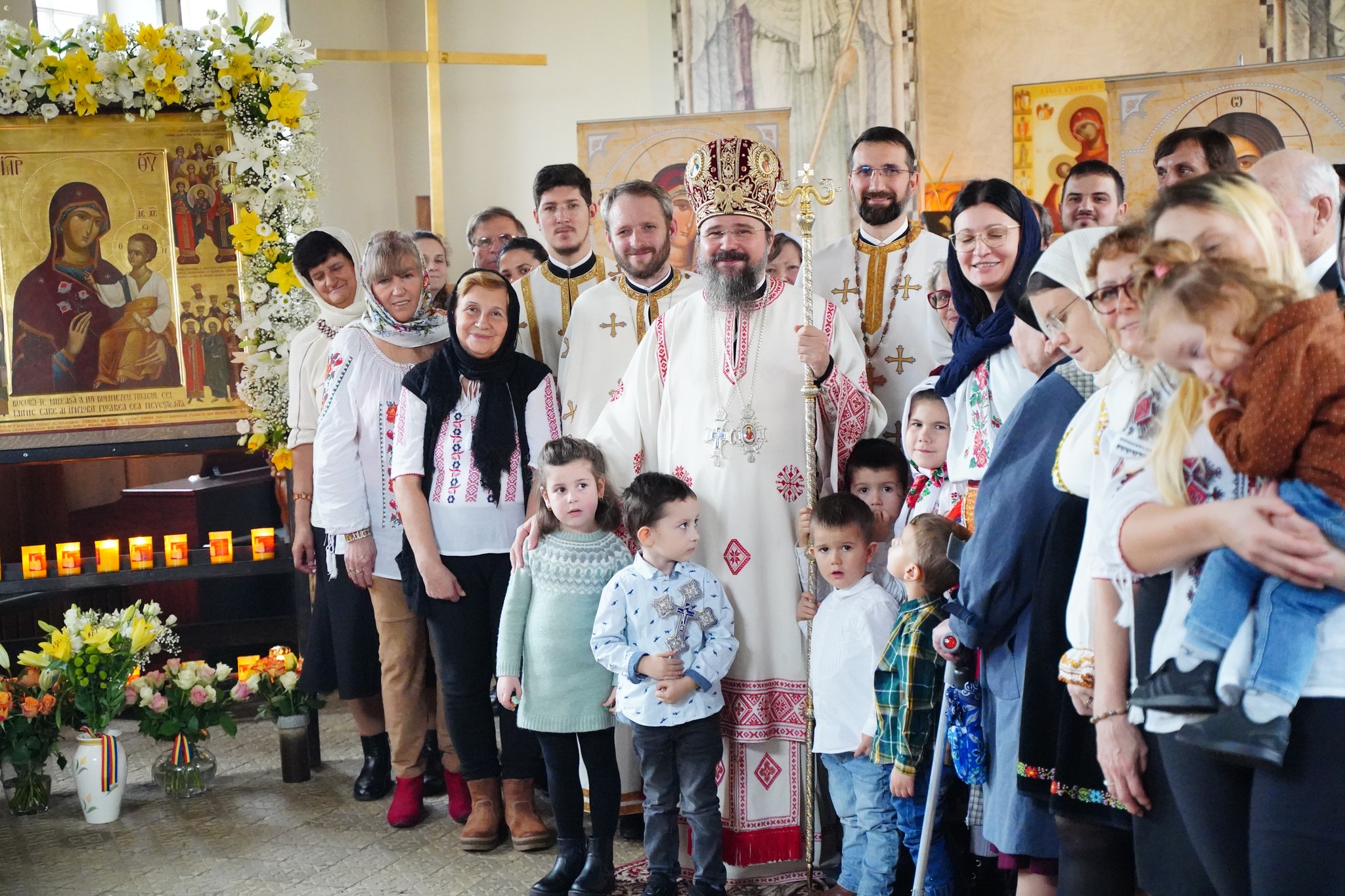 (Foto) Soborului Sfinților Arhangheli Mihail și Gavriil, în comunitatea românească din orașul suedez Borås