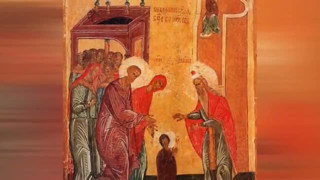 Troparul Intrării în biserică a Maicii Domnului