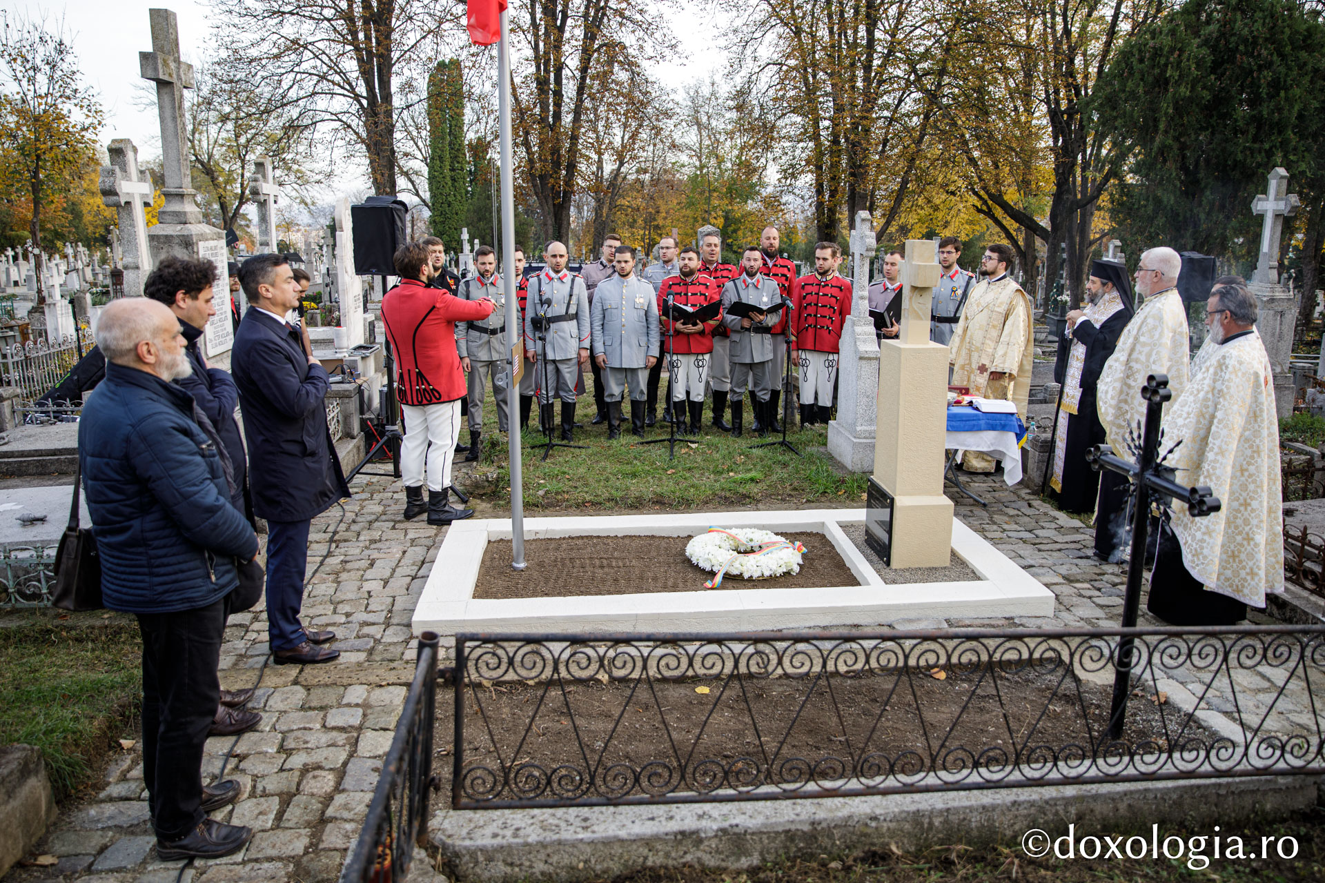 Mormântul arhitectului Mitropoliei Moldovei și Bucovinei, George M. Cantacuzino, a fost sfințit astăzi la Eternitatea