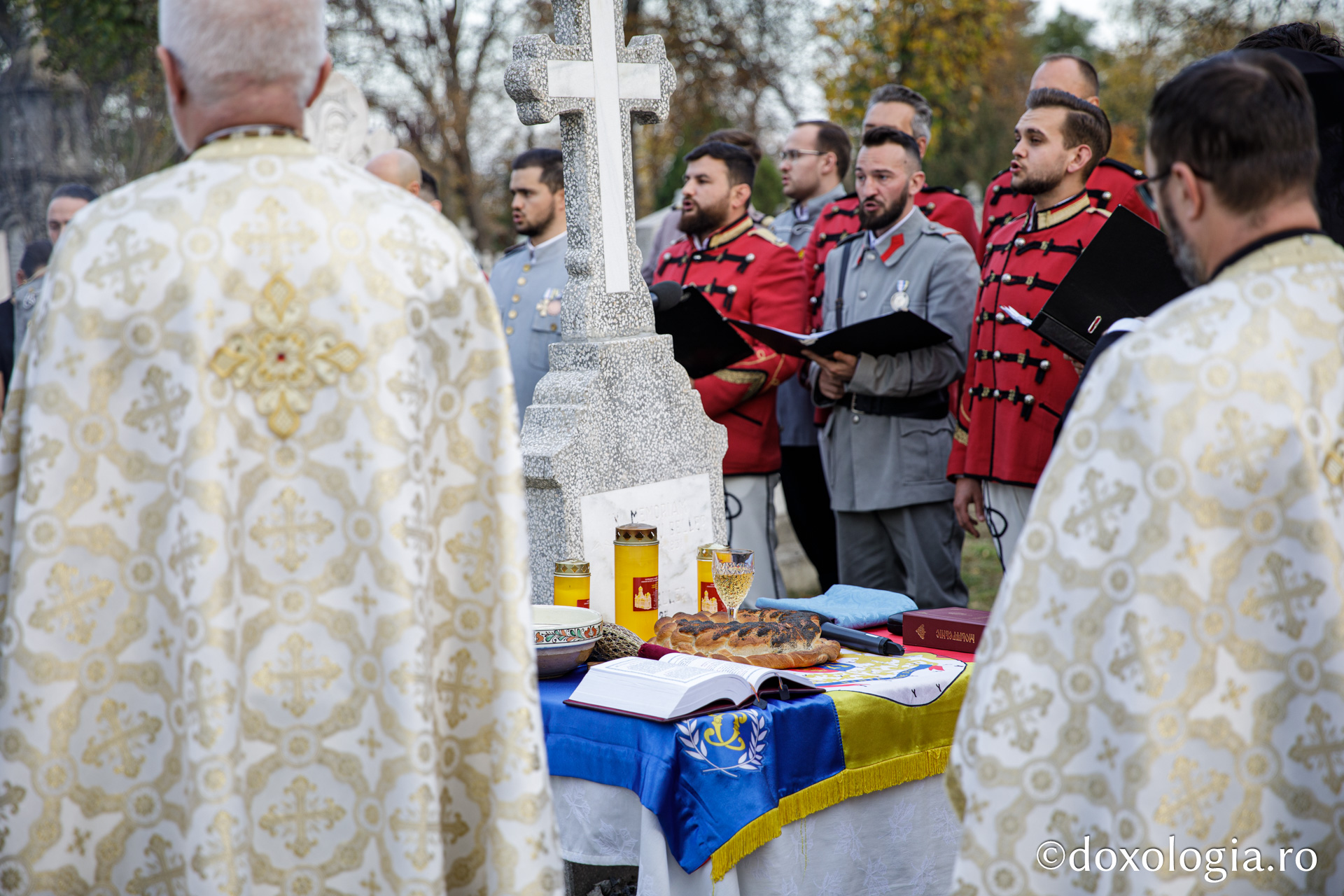 Mormântul arhitectului Mitropoliei Moldovei și Bucovinei, George M. Cantacuzino, a fost sfințit astăzi la Eternitatea