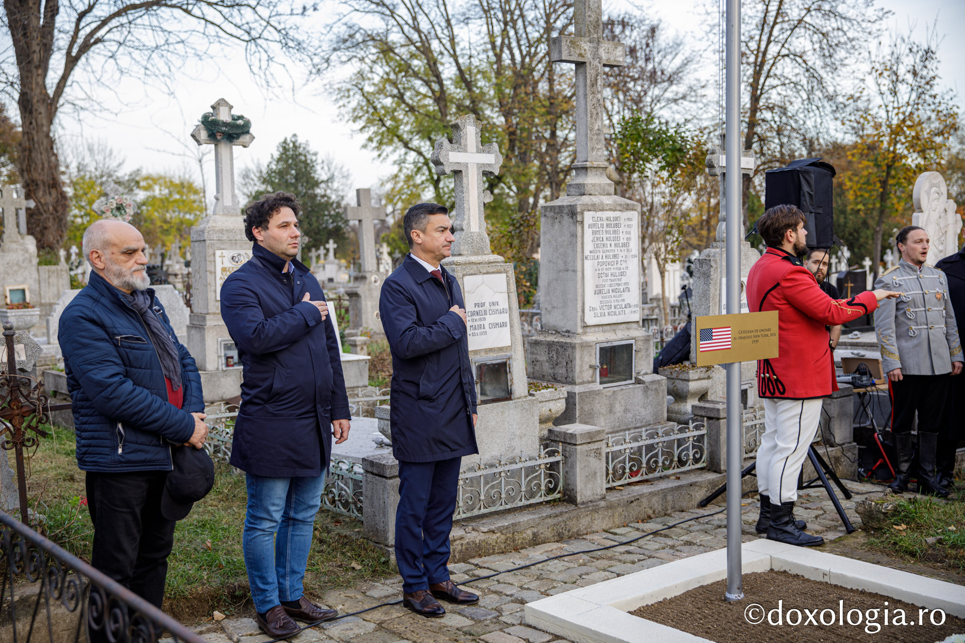 Mormântul arhitectului Mitropoliei Moldovei și Bucovinei, George M. Cantacuzino, a fost sfințit astăzi la Eternitatea