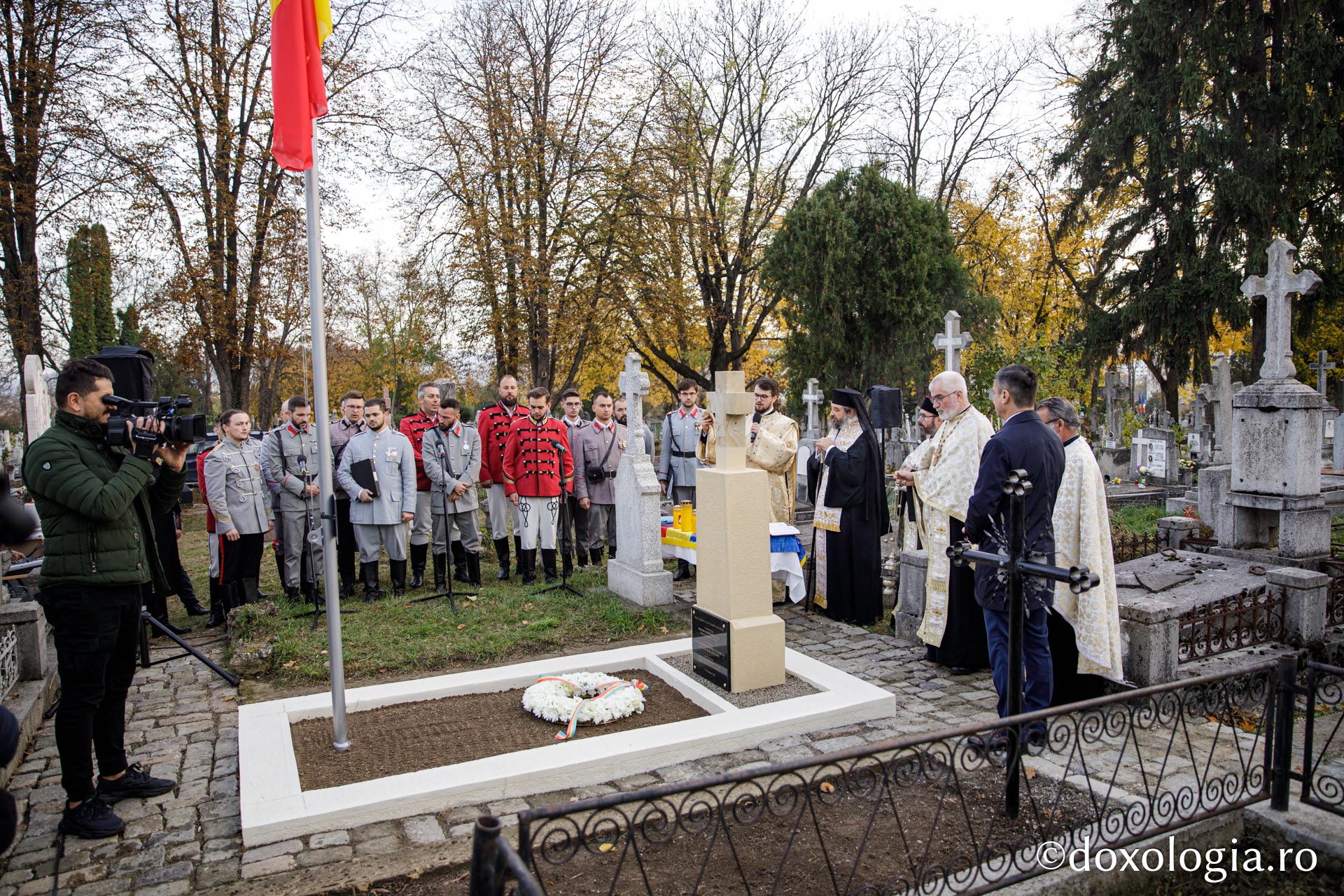 Mormântul arhitectului Mitropoliei Moldovei și Bucovinei, George M. Cantacuzino, a fost sfințit astăzi la Eternitatea