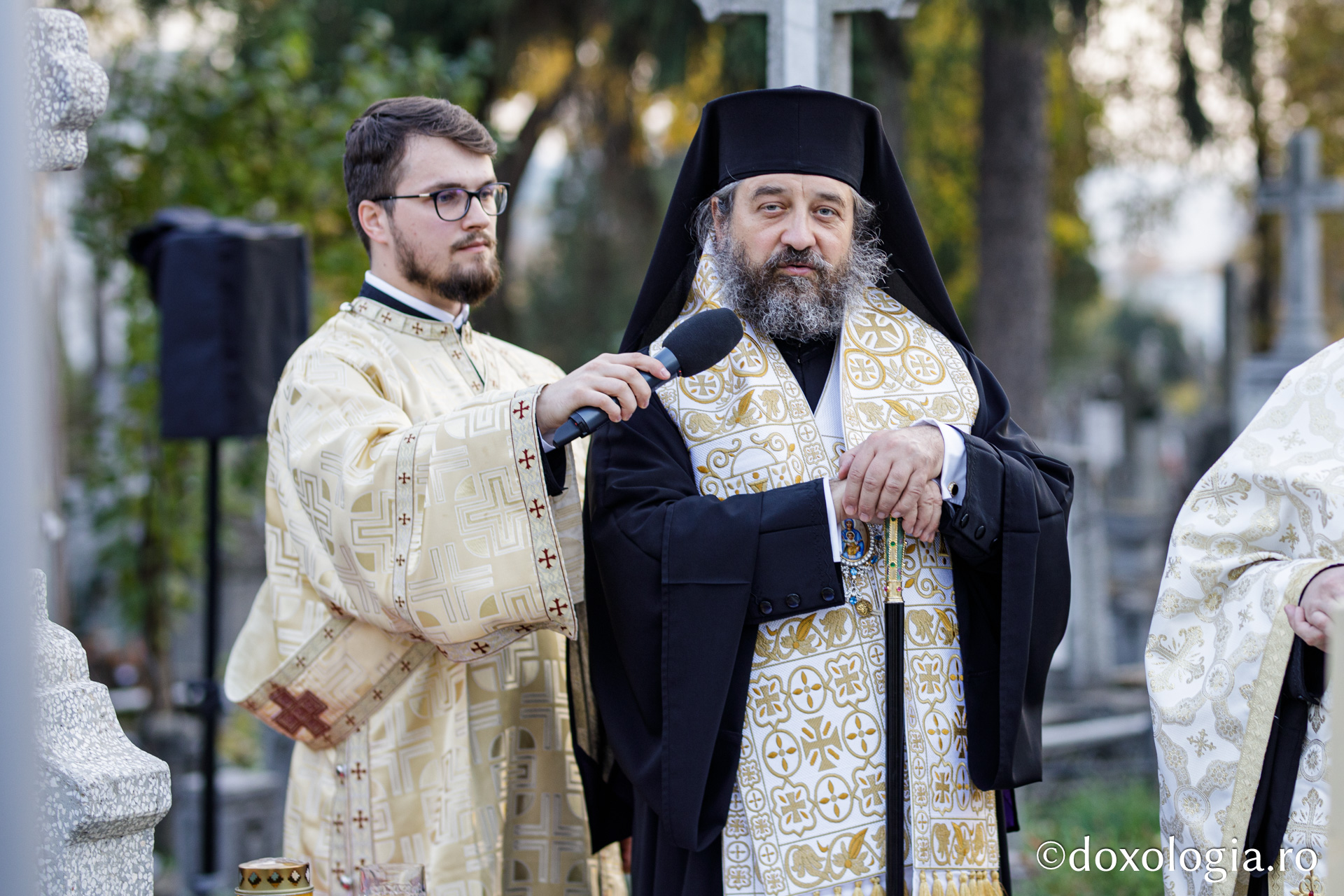 Mormântul arhitectului Mitropoliei Moldovei și Bucovinei, George M. Cantacuzino, a fost sfințit astăzi la Eternitatea