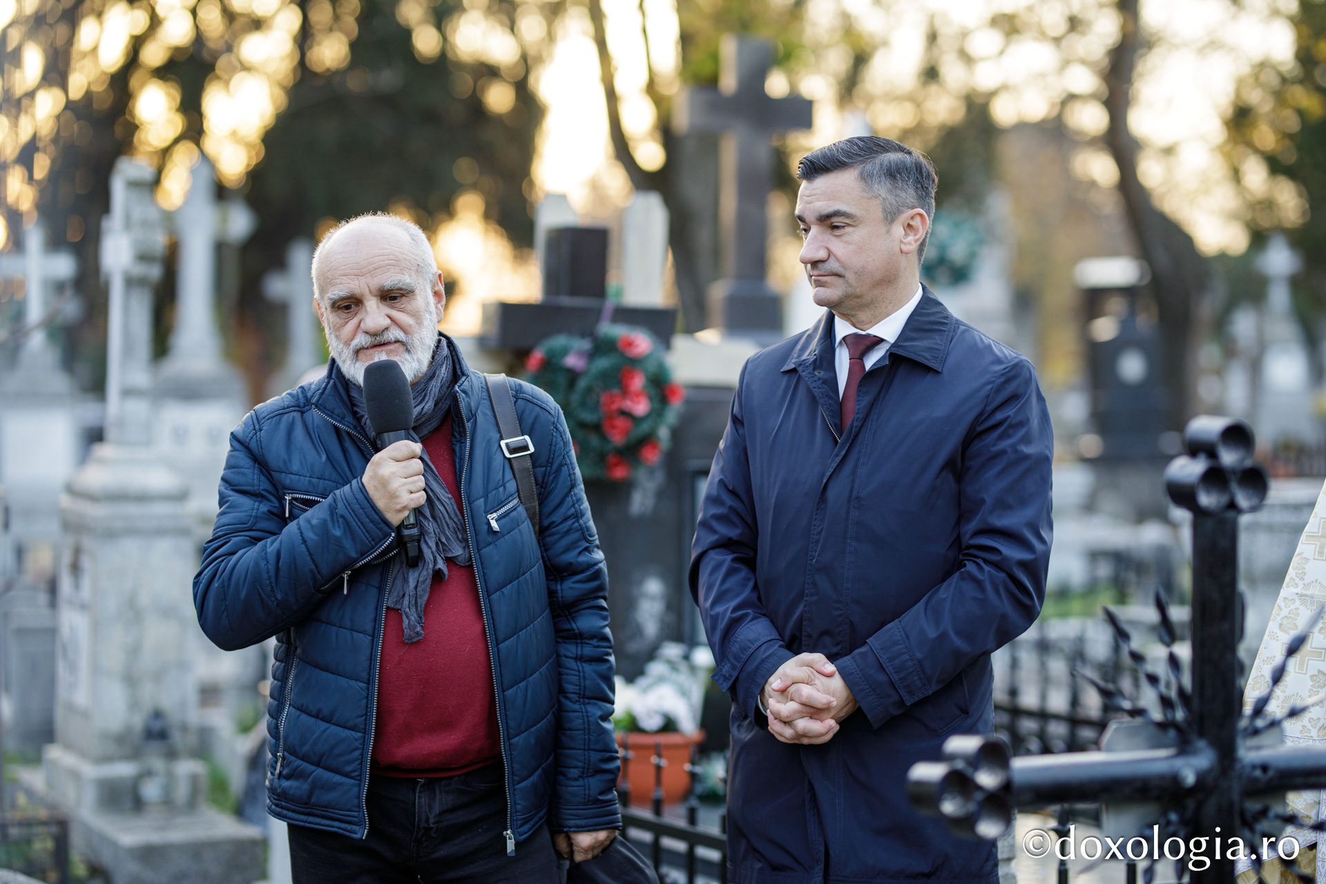 Mormântul arhitectului Mitropoliei Moldovei și Bucovinei, George M. Cantacuzino, a fost sfințit astăzi la Eternitatea