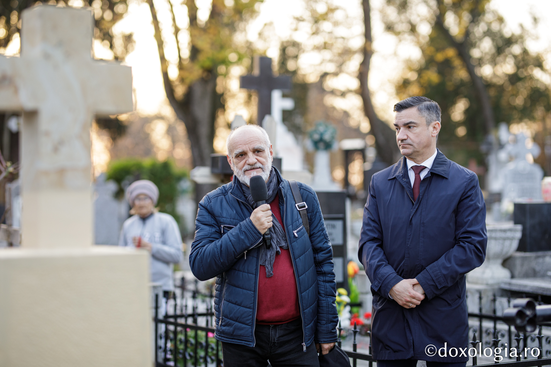 Mormântul arhitectului Mitropoliei Moldovei și Bucovinei, George M. Cantacuzino, a fost sfințit astăzi la Eternitatea