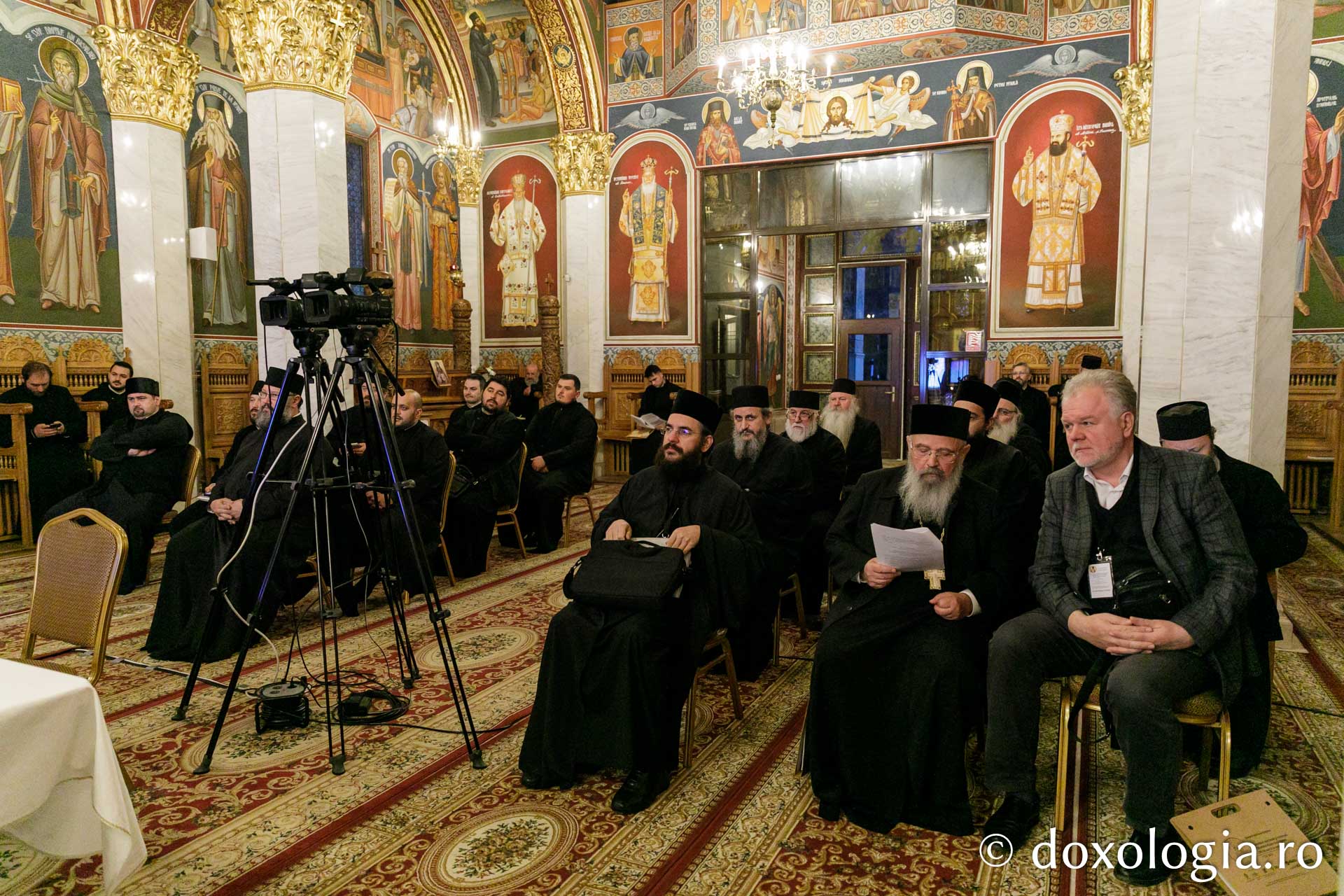 Foto: pr. Silviu Cluci Lucrările Simpozionului dedicat Sfântului Paisie Velicicovschi continuă la Seminarul Teologic de la Mănăstirea Neamț
