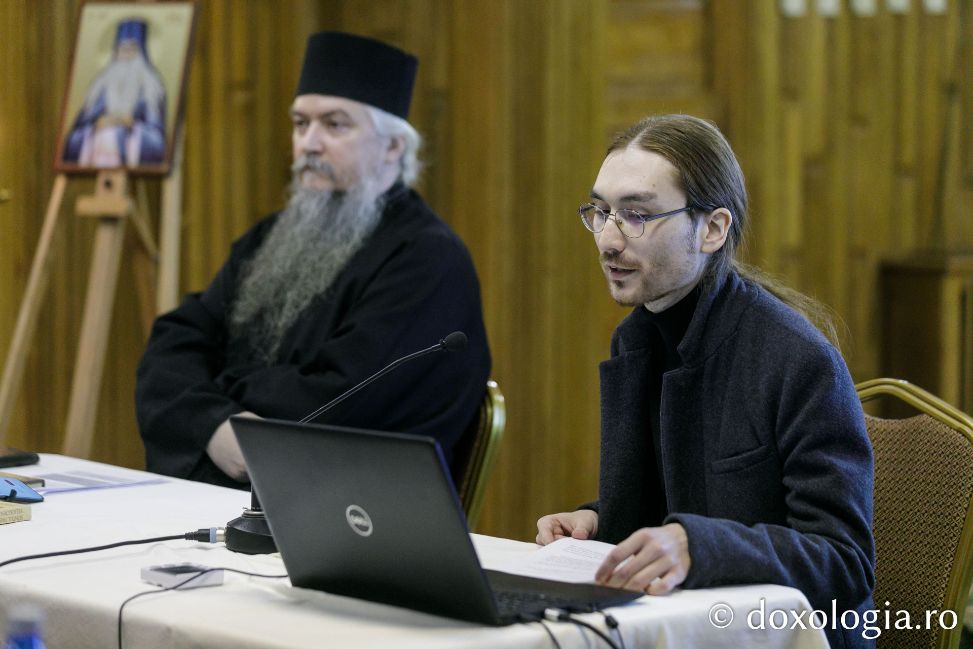 Foto: pr. Silviu Cluci Lucrările Simpozionului dedicat Sfântului Paisie Velicicovschi continuă la Seminarul Teologic de la Mănăstirea Neamț