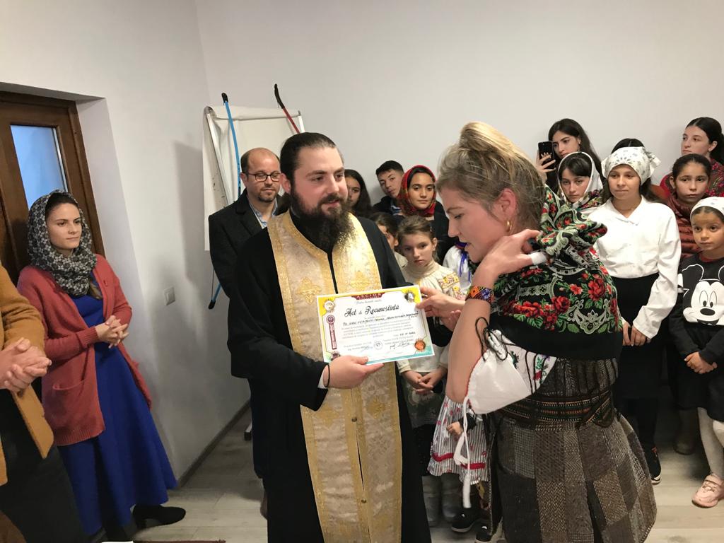 Inaugurarea spațiului dedicat tinerilor din Centrul Social Sfântul Stelian, Parohia Sfânta Cuvioasă Parascheva, Țolici
