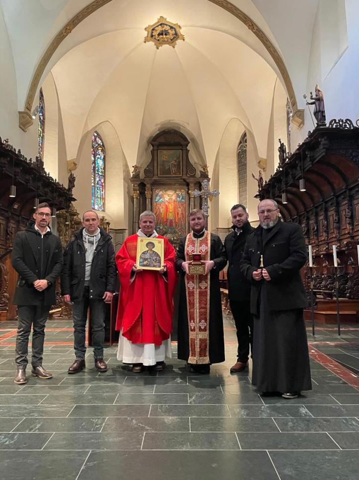 Parohia Ortodoxă Română din Halle-Salle a primit un fragment din moaștele Sfântului Maurițiu