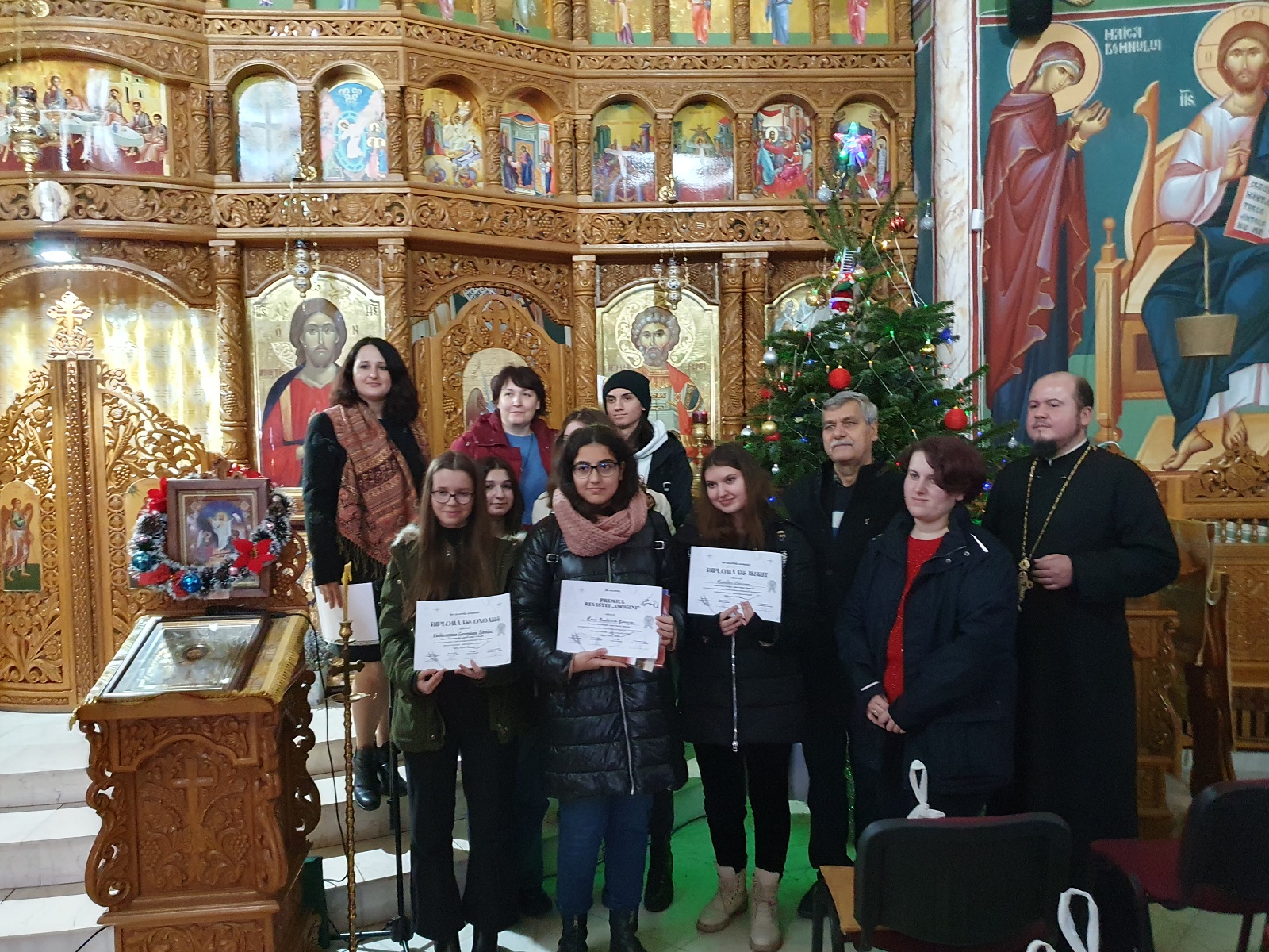 Festivitatea de premiere a Concursului literar „Nașterea Domnului – prilej de bucurie sfântă”