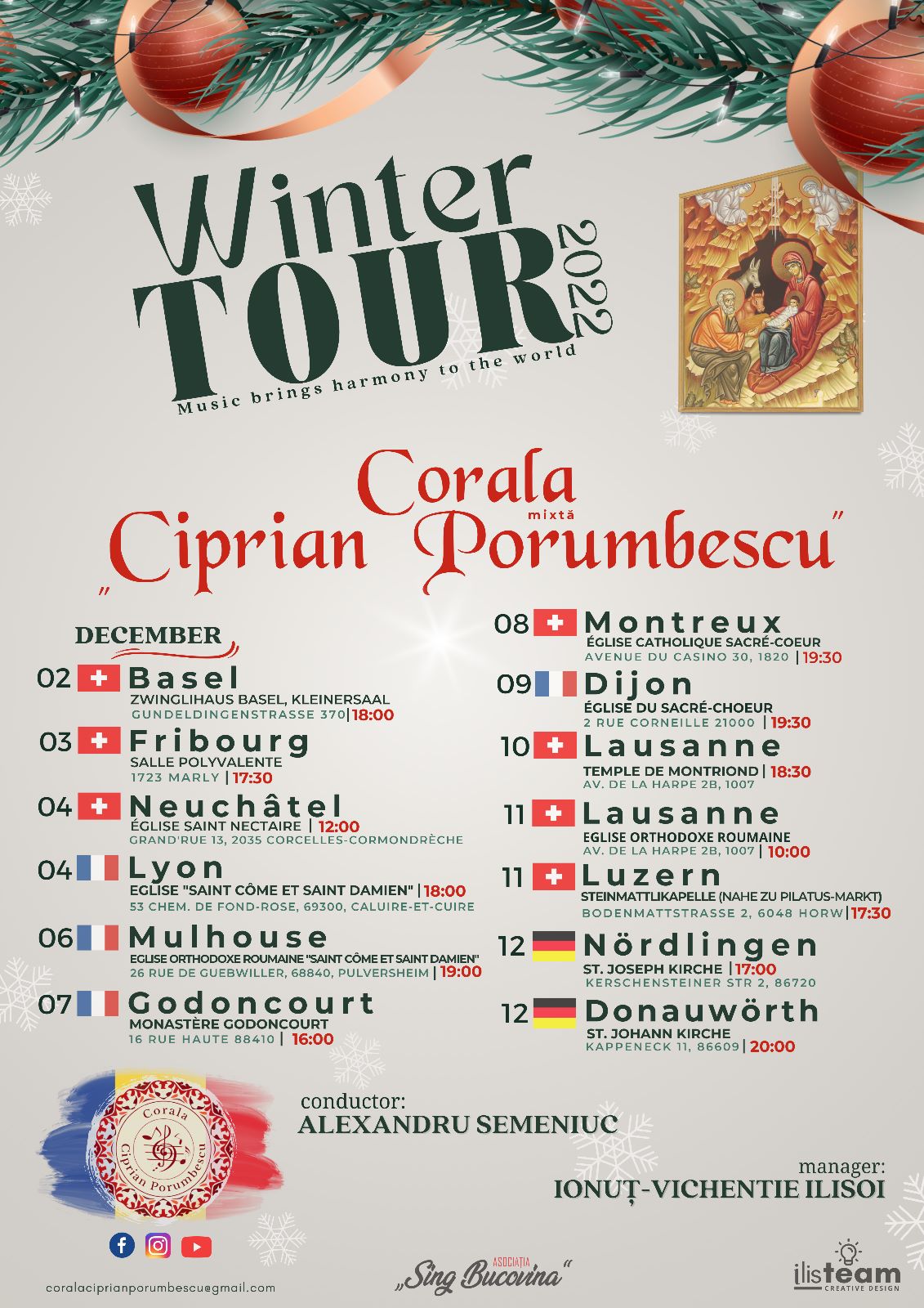 „Zilele românești” la Mănăstirea „Nașterea Maicii Domnului” din Godoncourt, Franța „Zilele românești” la Mănăstirea „Nașterea Maicii Domnului” din Godoncourt, Franța