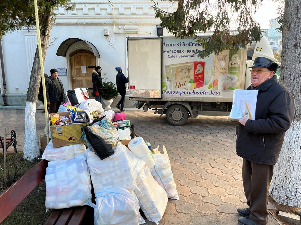 Donații pentru vârstnicii de la Hârja