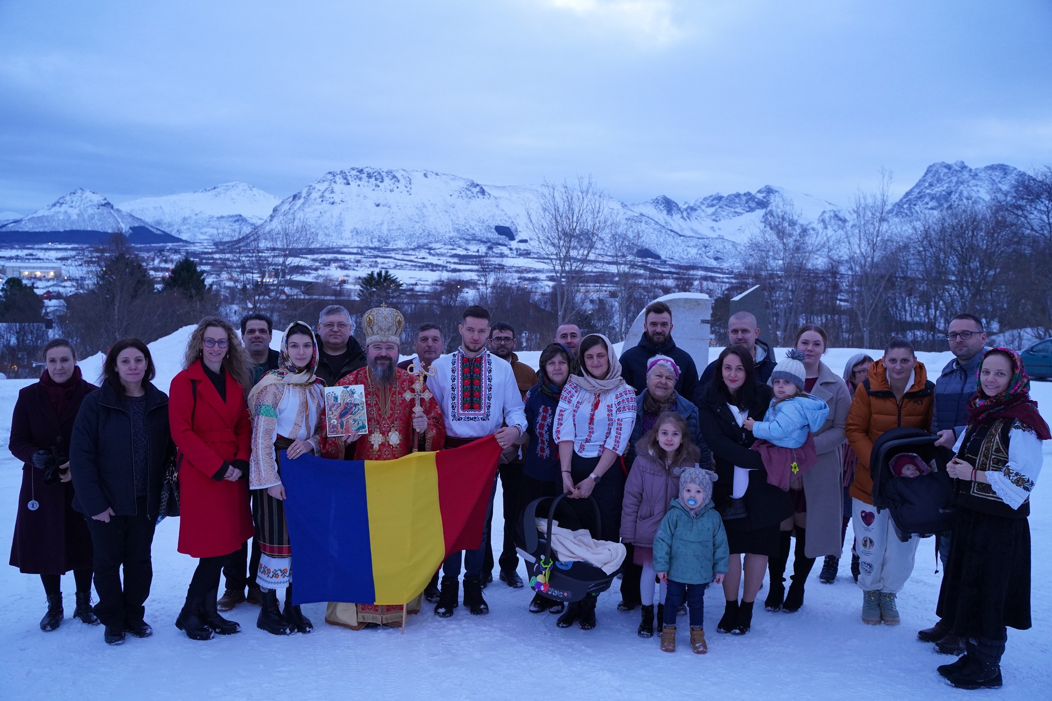 „Cu Evanghelia printre nămeți&quot; – vizită pastorală a Preasfințitul Macarie Drăgoi în Myre, Norvegia