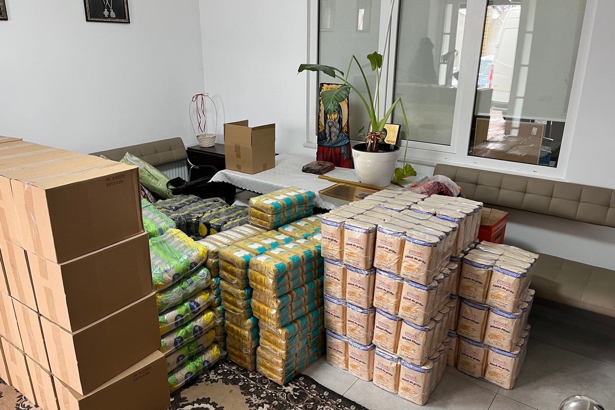 Alimente din partea Mănăstirii Hadâmbu pentru Episcopia de Bălți