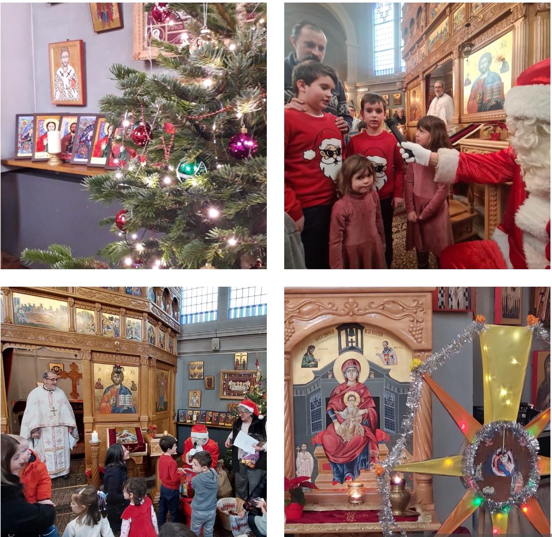 Copiii din comunitatea parohiei ortodoxe române din Schiedam s-au întâlnit cu Moș Crăciun