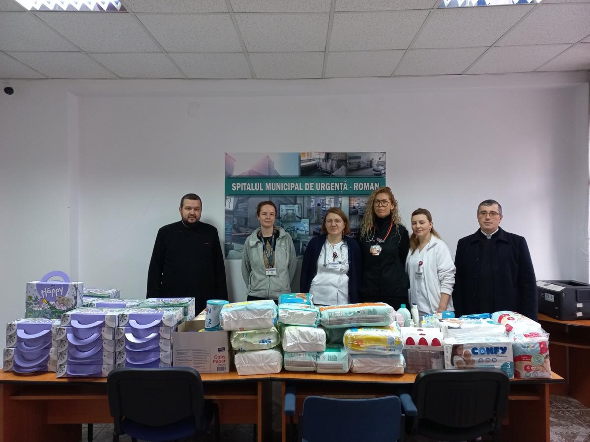 Donație pentru Secția de Neonatologie a Spitalului Roman