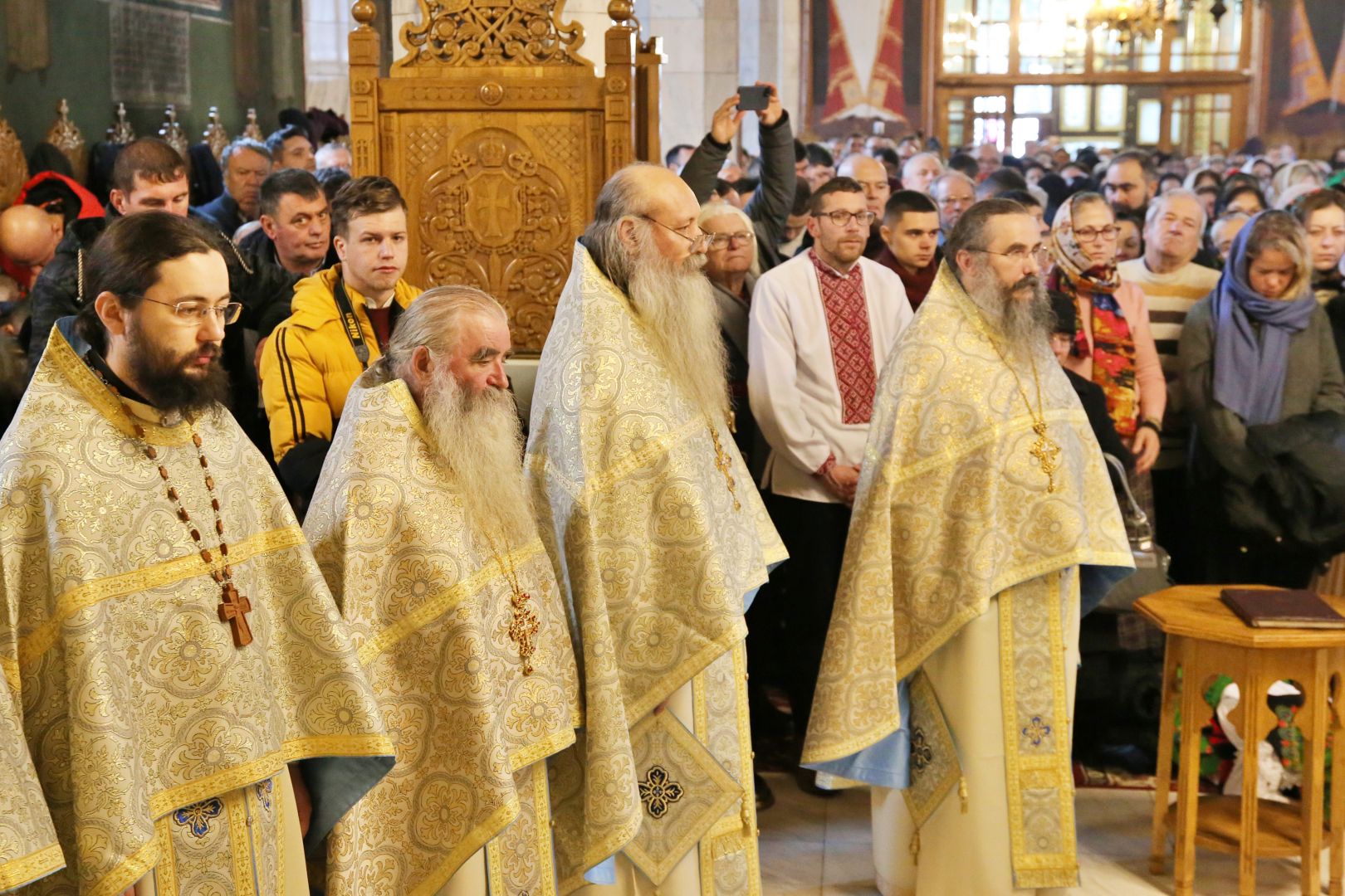 Foto: Flavius Popa Părinții Cleopa Ilie, Ioanichie Bălan și Paisie Olaru au fost pomeniți la Mănăstirea Sihăstria