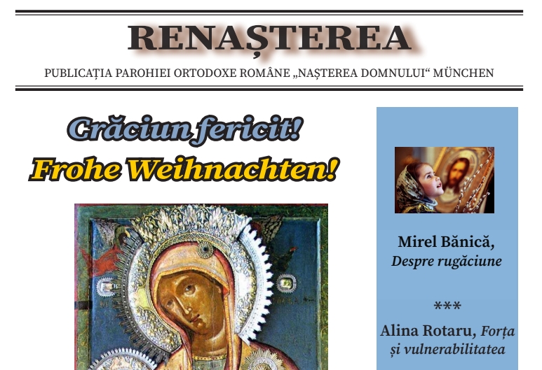 Nou număr al revistei „Renașterea”, apărut la München