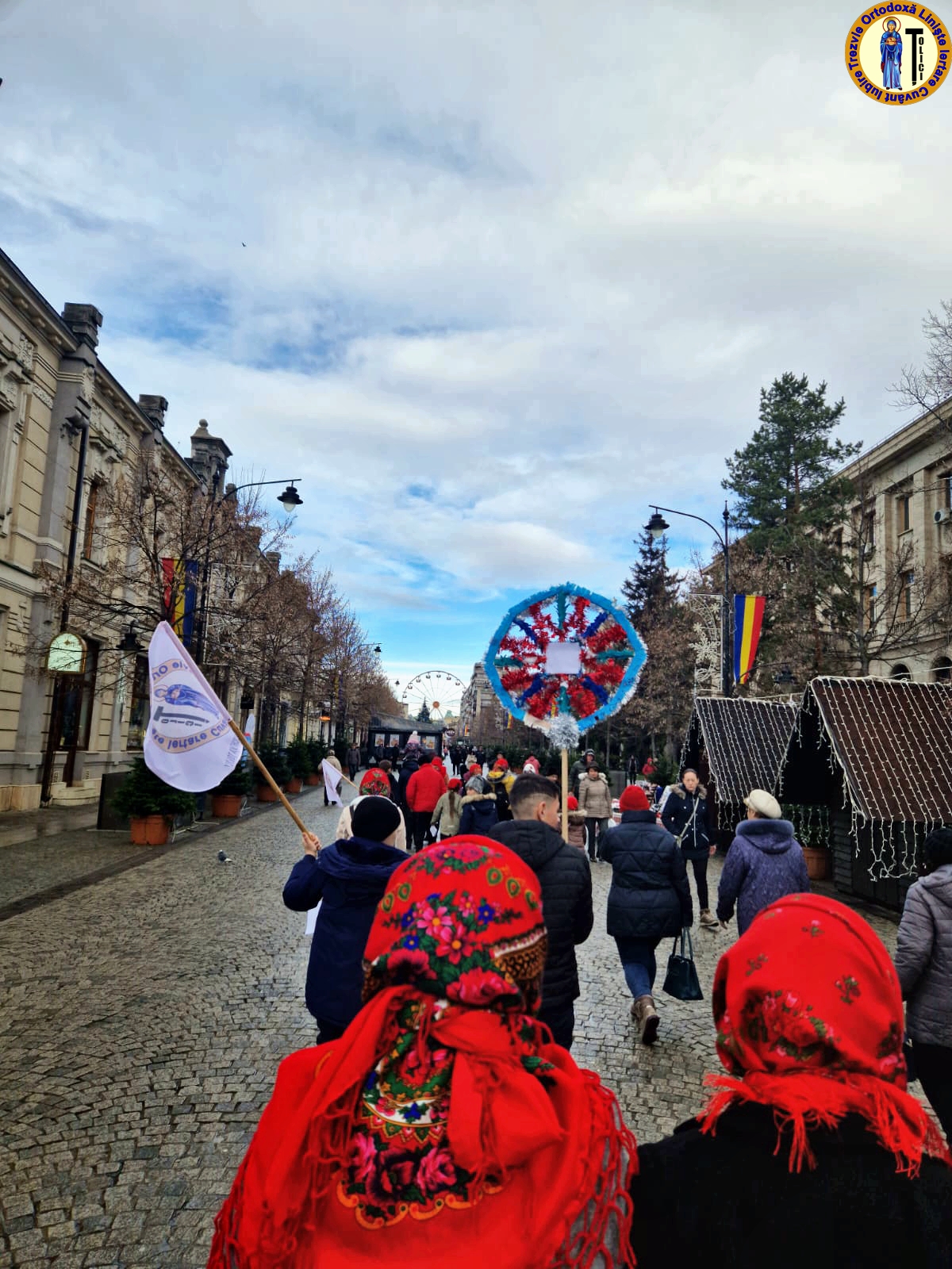 Membrii Corului „Bucuria” au colindat în capitala Moldovei