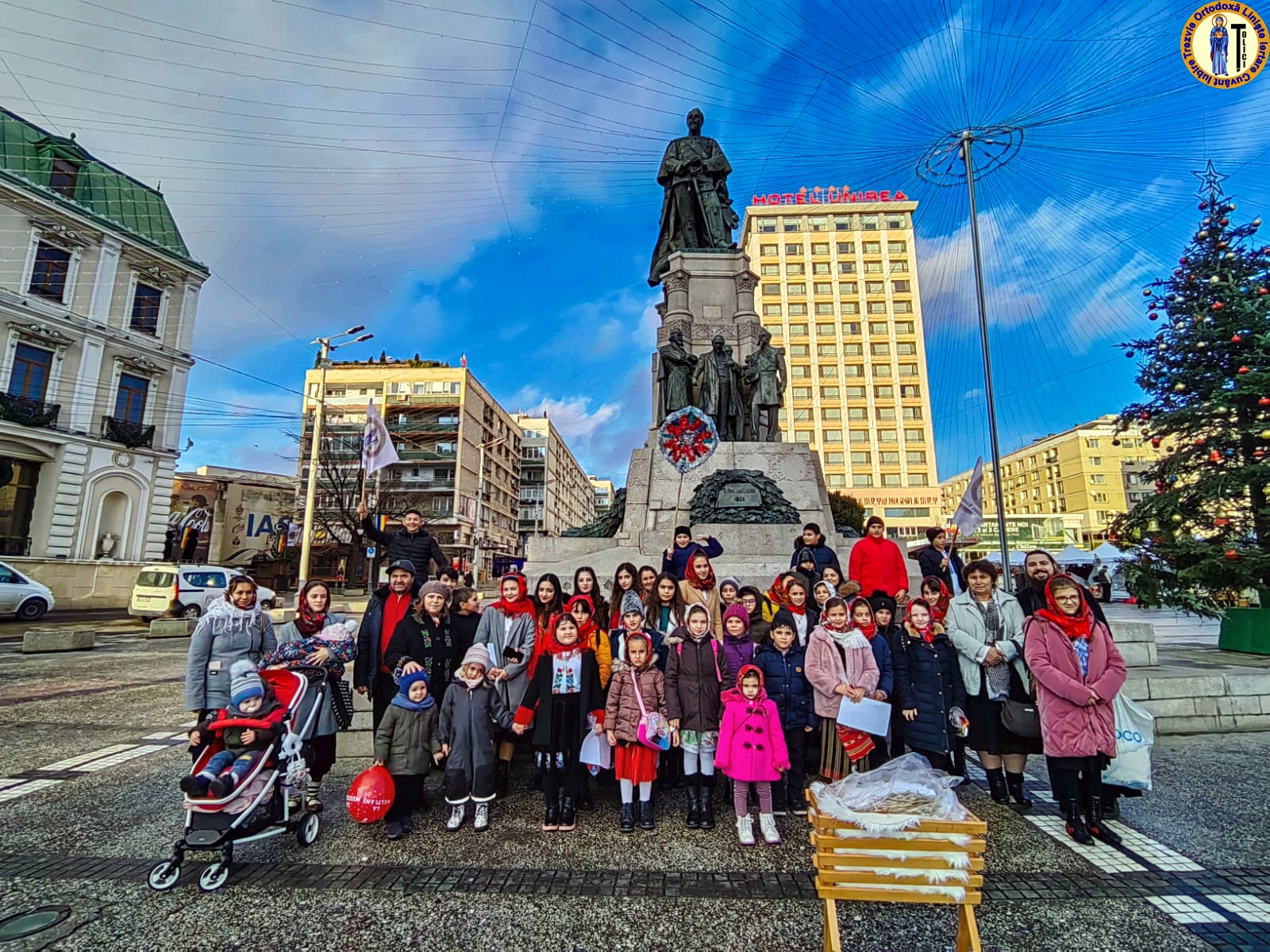 Membrii Corului „Bucuria” au colindat în capitala Moldovei