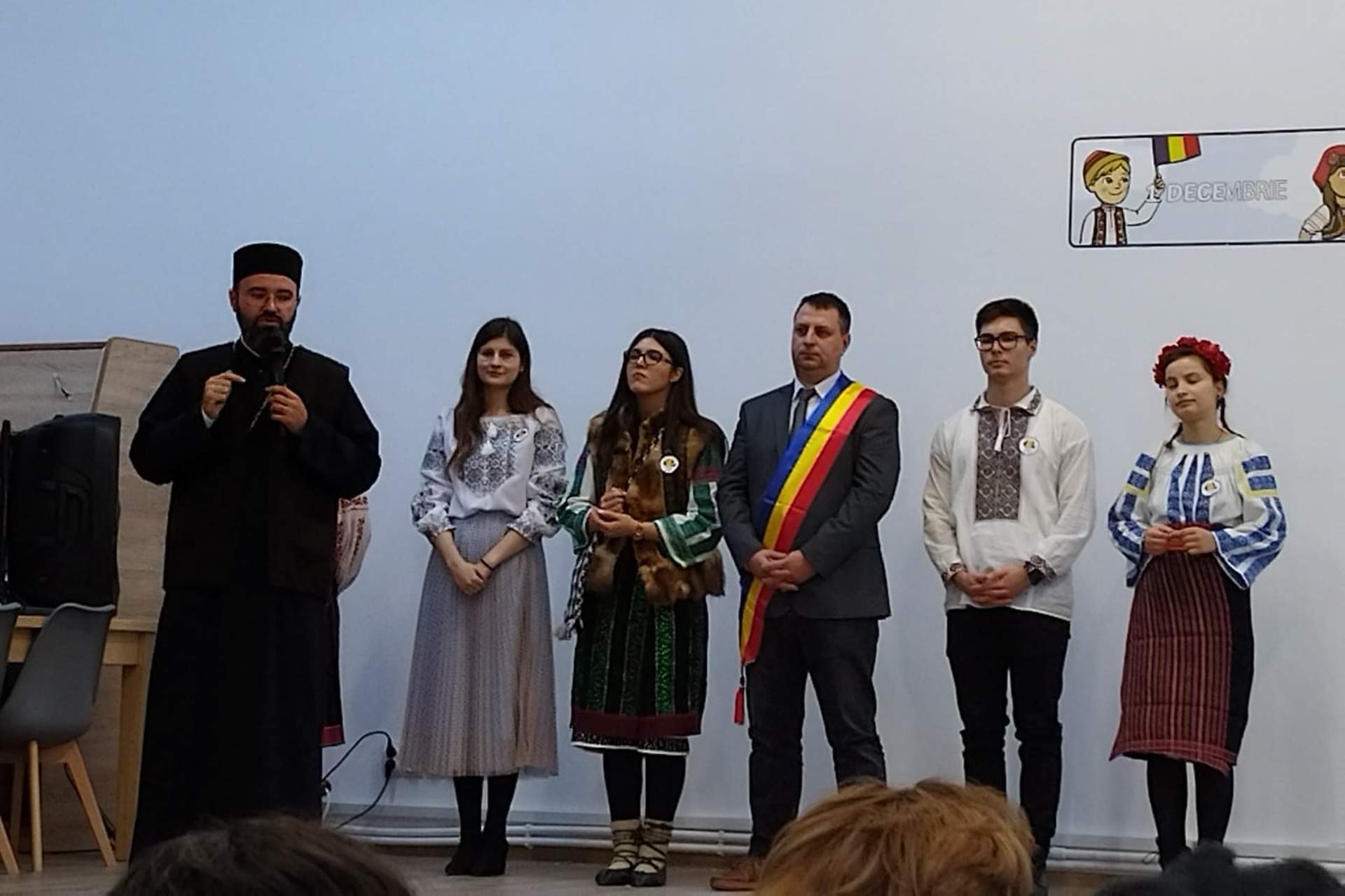 Ziua Națională sărbătorită de tinerii parohiei Rădeni-Neamț