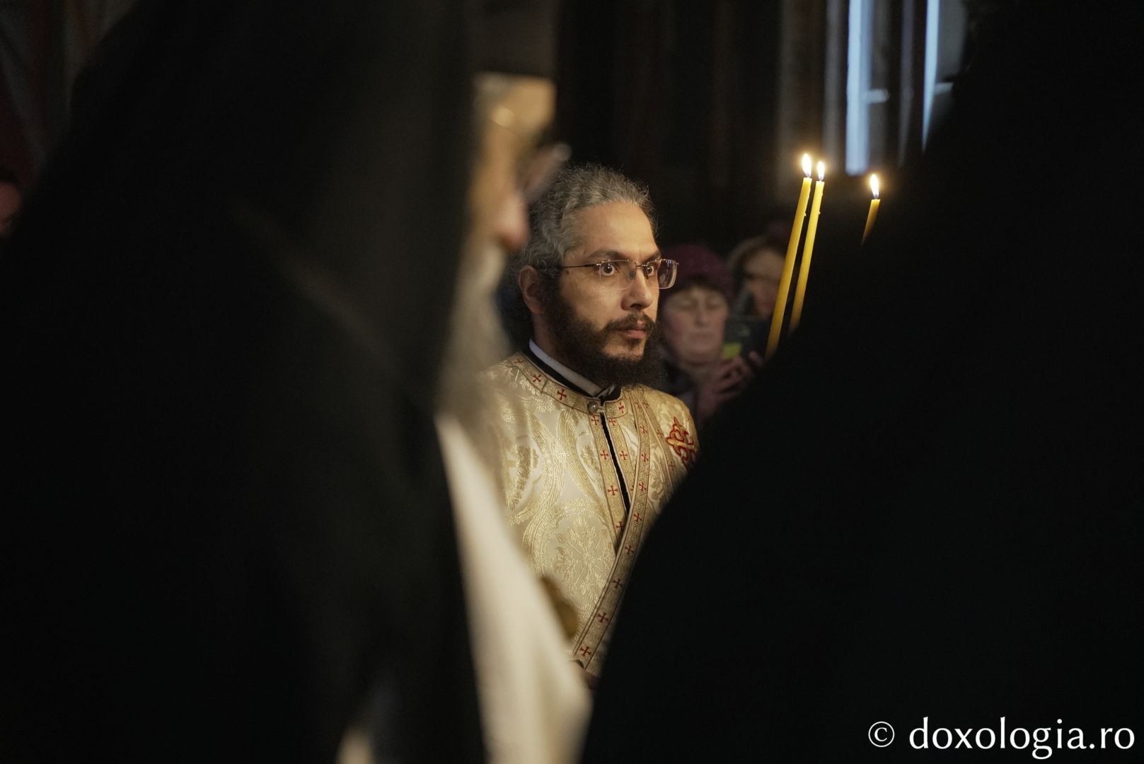 Foto: Adrian Sârbu Părintele Episcop-vicar Nichifor Botoșăneanul, prezent de praznicul Botezului Domnului la Mănăstirea Horaița