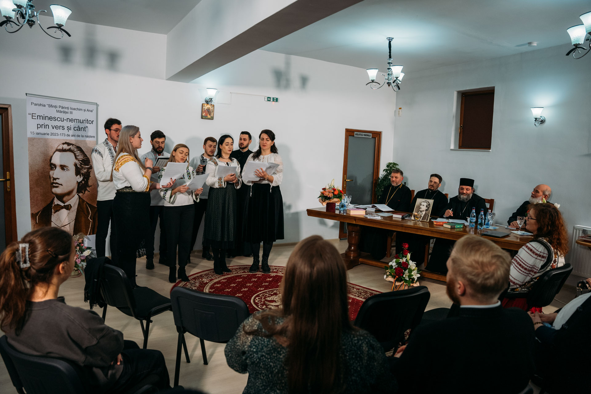 Serata culturală „Eminescu, nemuritor prin vers și cânt”