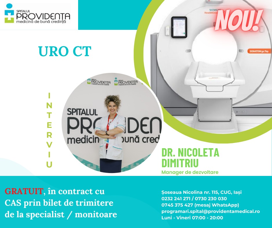 Urografia prin tomografie computerizată (Uro CT) Urografia prin tomografie computerizată (Uro CT)