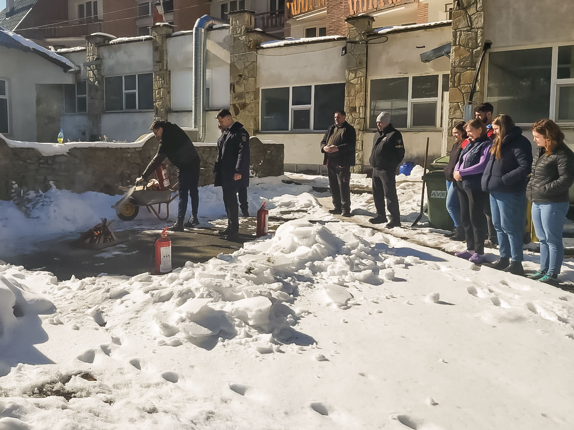 Instructaj PSI pentru angajații „Casa Pelerinul” din Durău