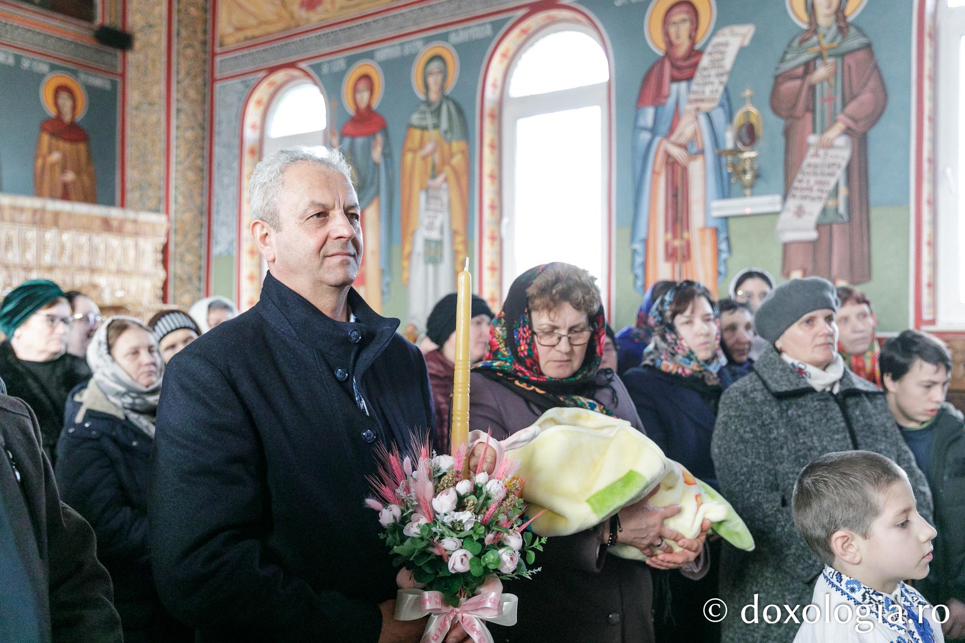 Cel de-al nouălea copil al preotului de la Parohia Frenciugi a fost botezat de PS Antonie