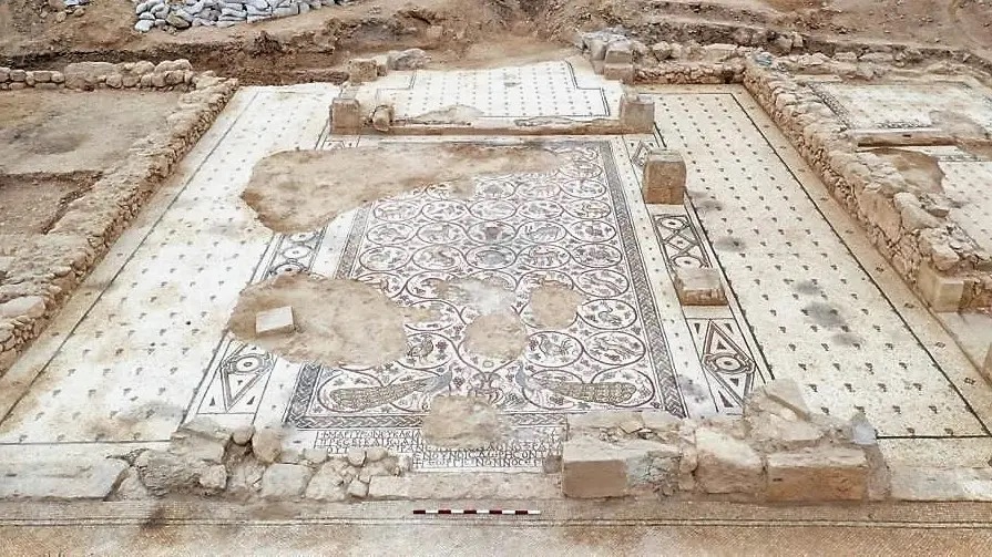 Țara Sfântă: Mozaic din secolul al VI-lea, descoperit intact lângă Ierihon