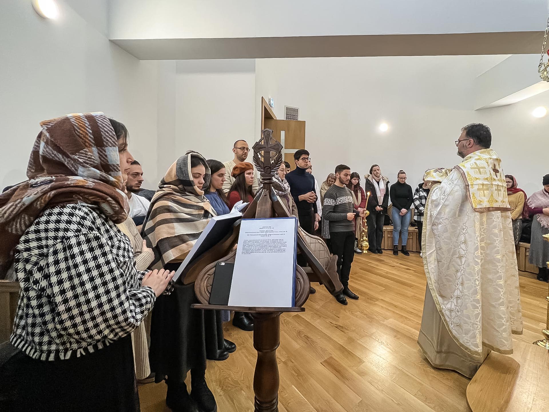 Sfânta Liturghie la Capela studențească „Sfântul Apostol și Evanghelist Luca”