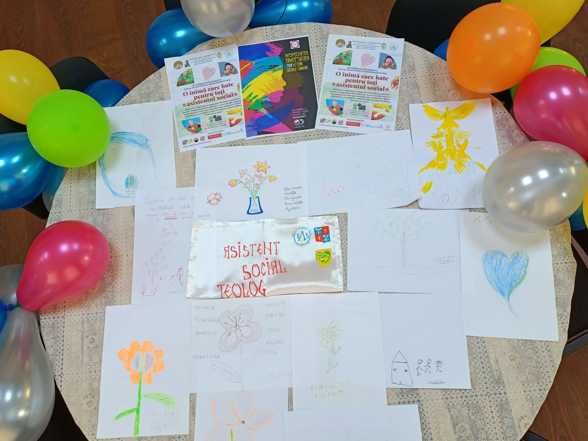 Eveniment social-filantropic „O inimă care bate pentru toți – asistentul social”